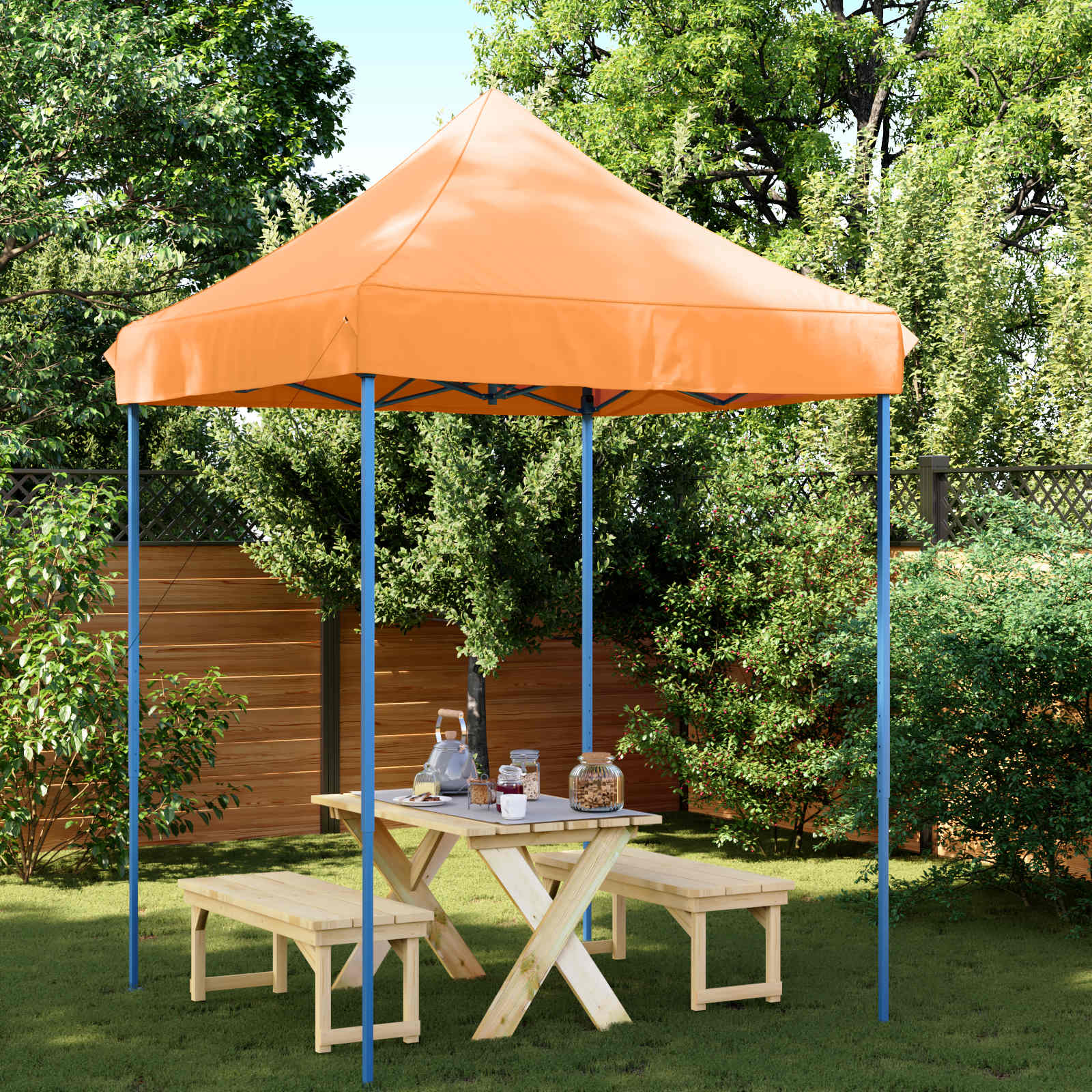48877  Professional Folding Party Tent 2X2 M Steel
