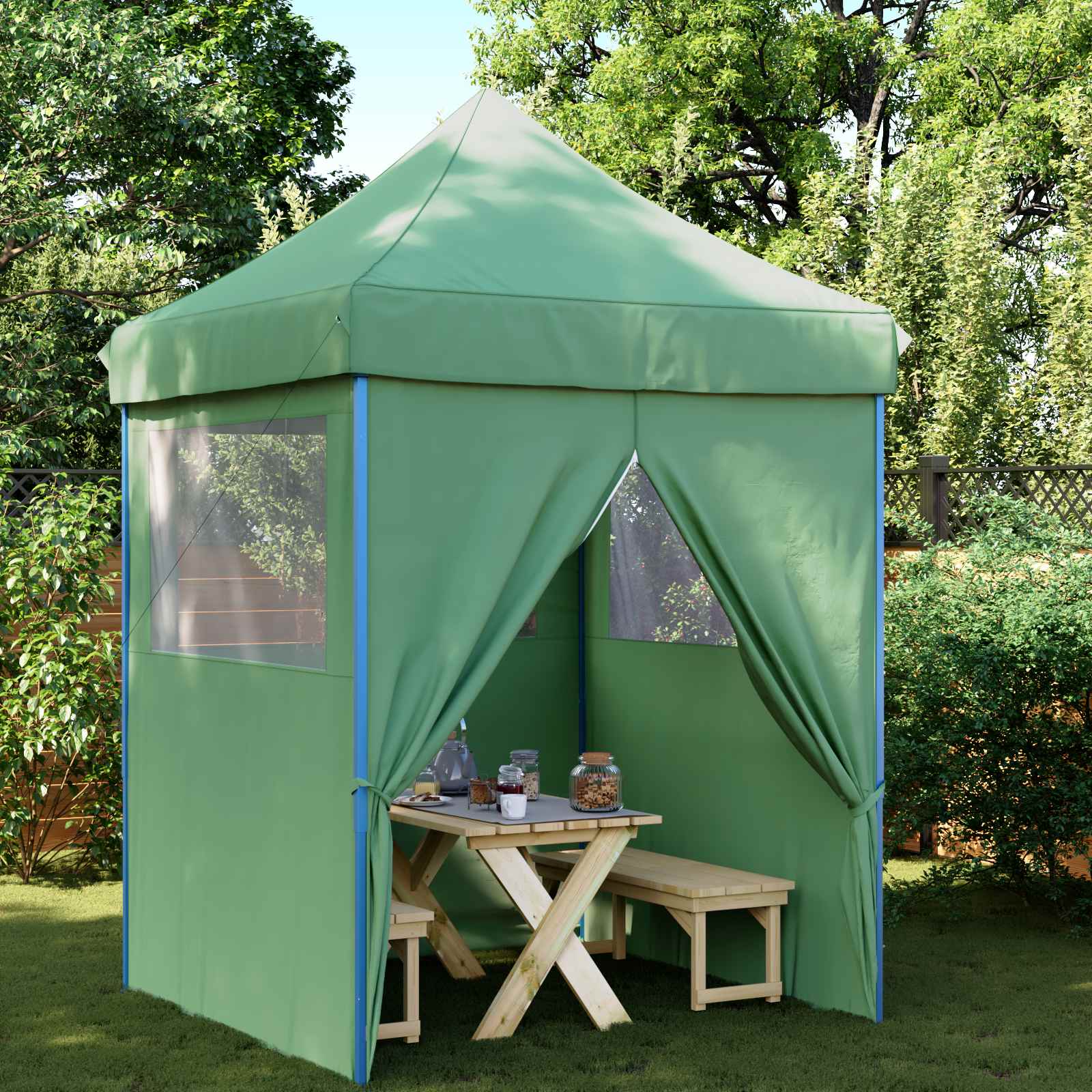 48877  Professional Folding Party Tent 2X2 M Steel