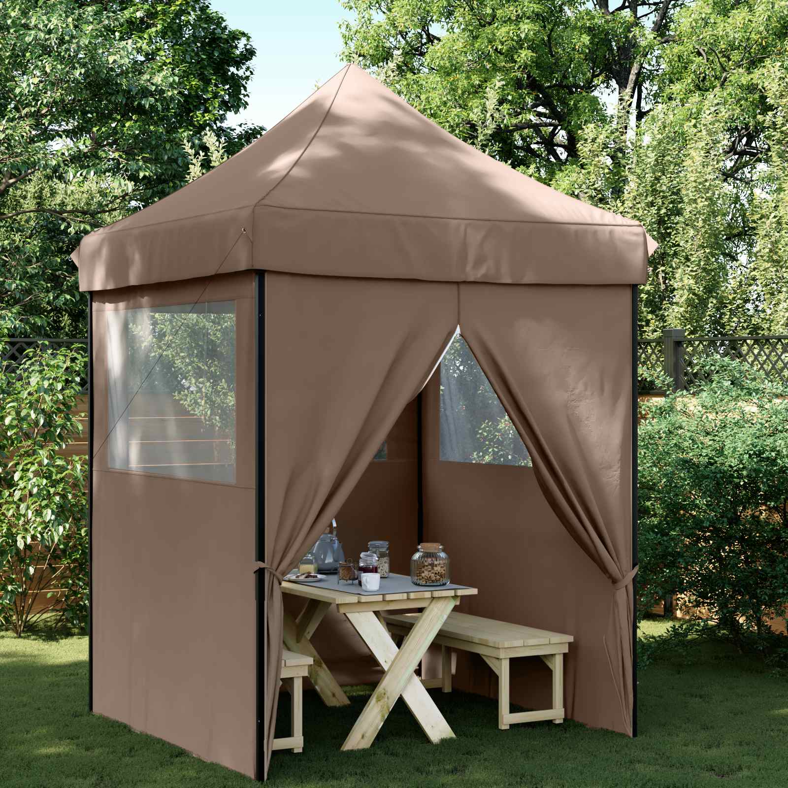 48877  Professional Folding Party Tent 2X2 M Steel