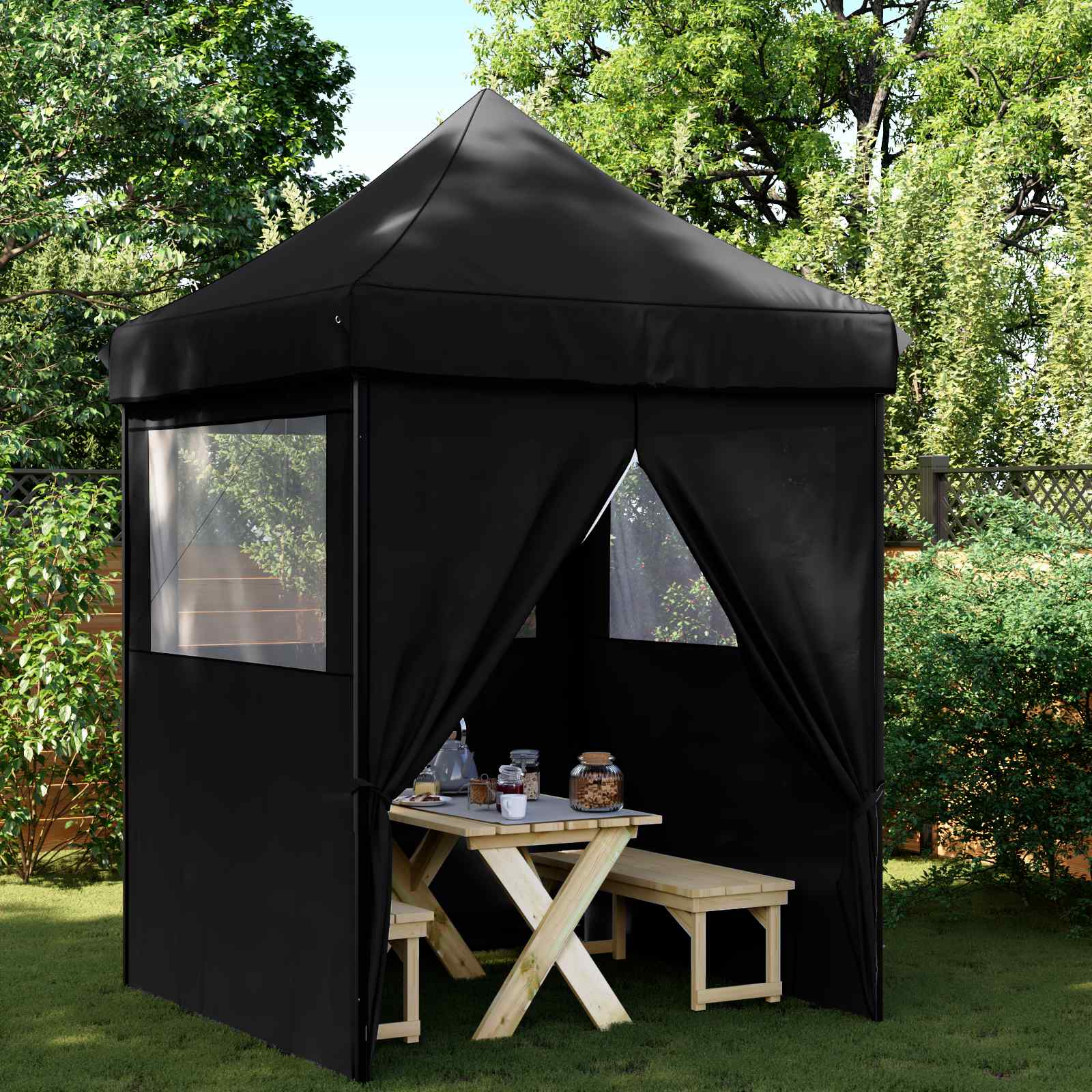 48877  Professional Folding Party Tent 2X2 M Steel
