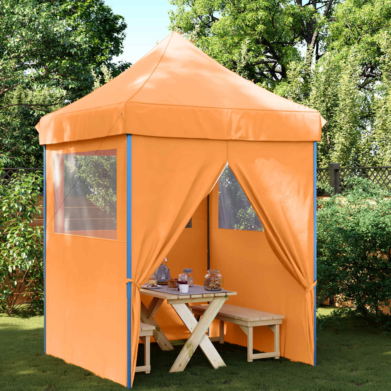 48877  Professional Folding Party Tent 2X2 M Steel