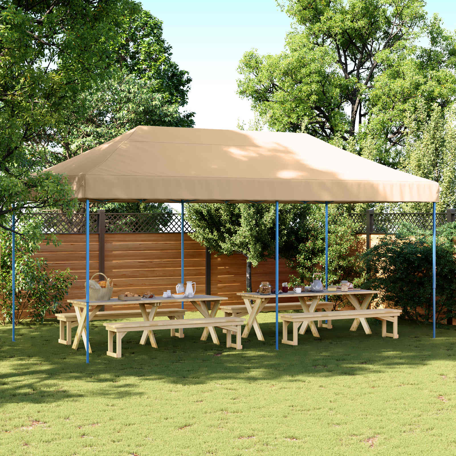 Party Tent Folding 292 X 580 X 315 Cm Oxford Fabric