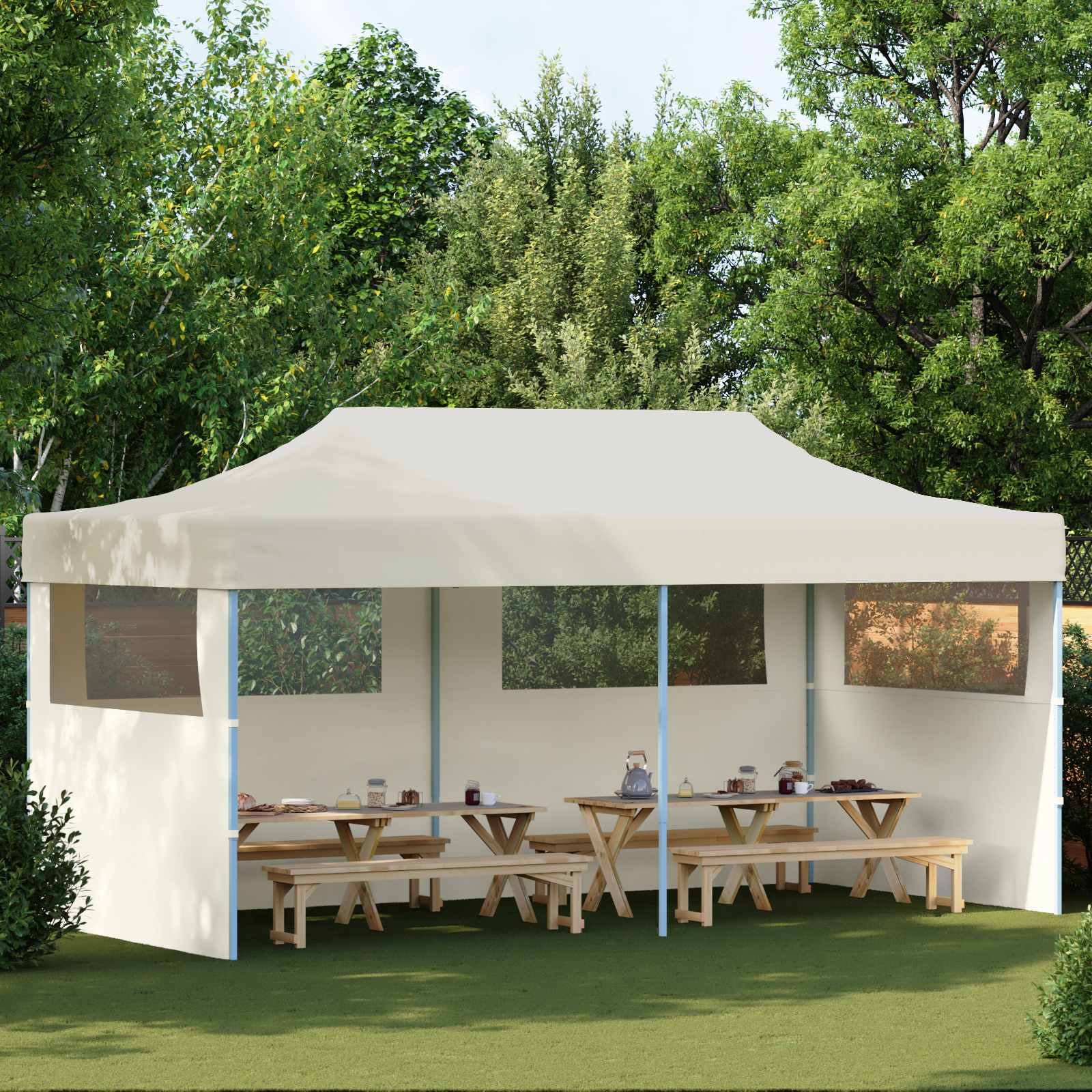 Party Tent Folding 292 X 580 X 315 Cm Oxford Fabric