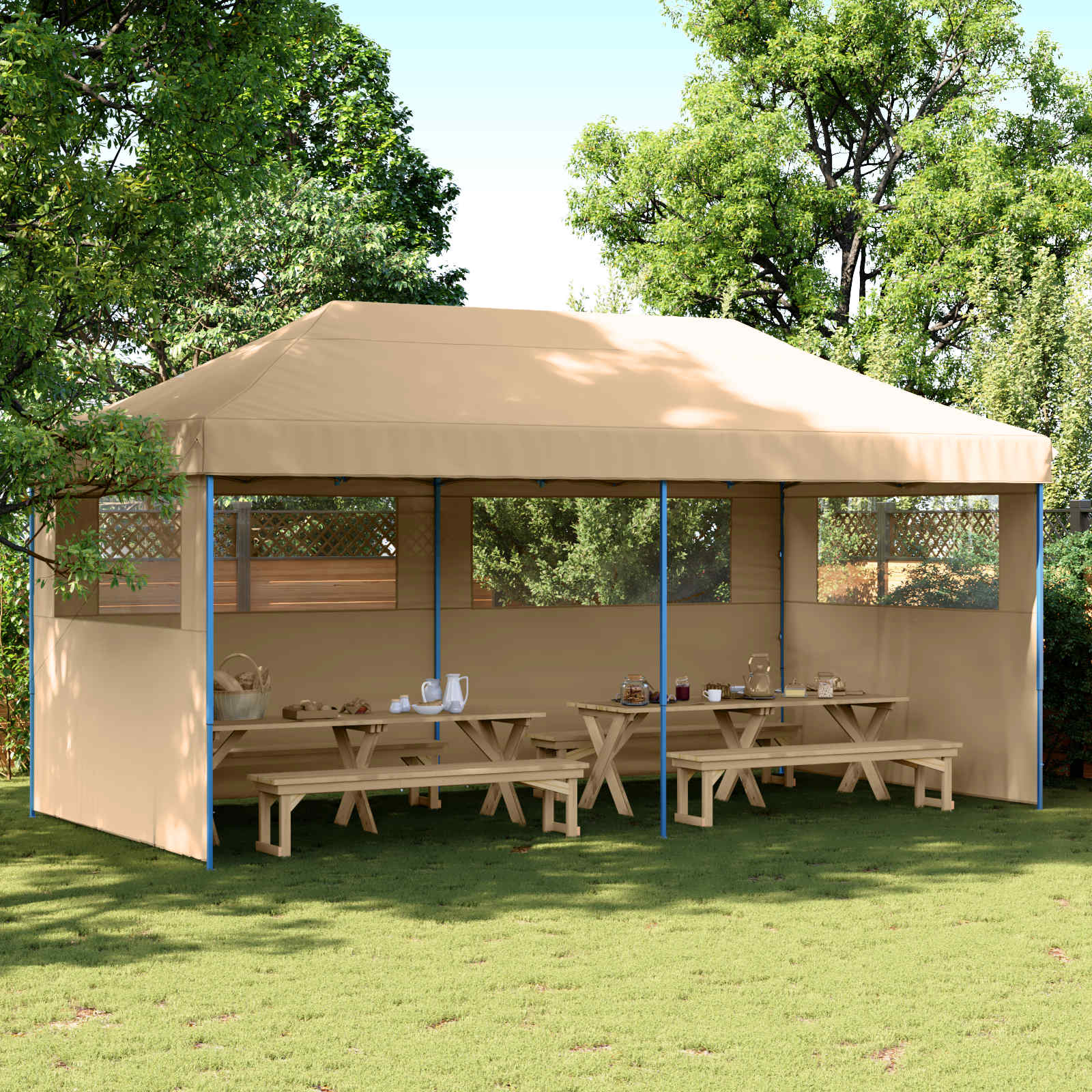 Party Tent Folding 292 X 580 X 315 Cm Oxford Fabric