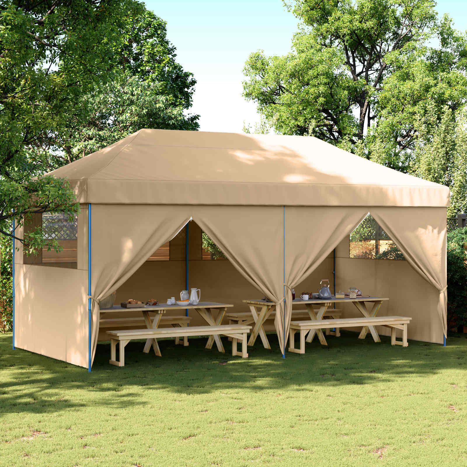 Party Tent Folding 292 X 580 X 315 Cm Oxford Fabric