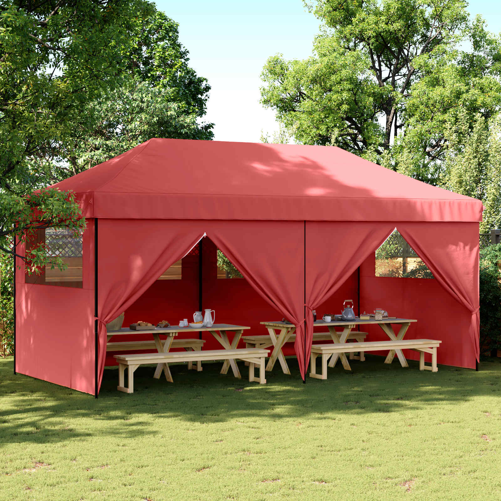 Party Tent Folding 292 X 580 X 315 Cm Oxford Fabric