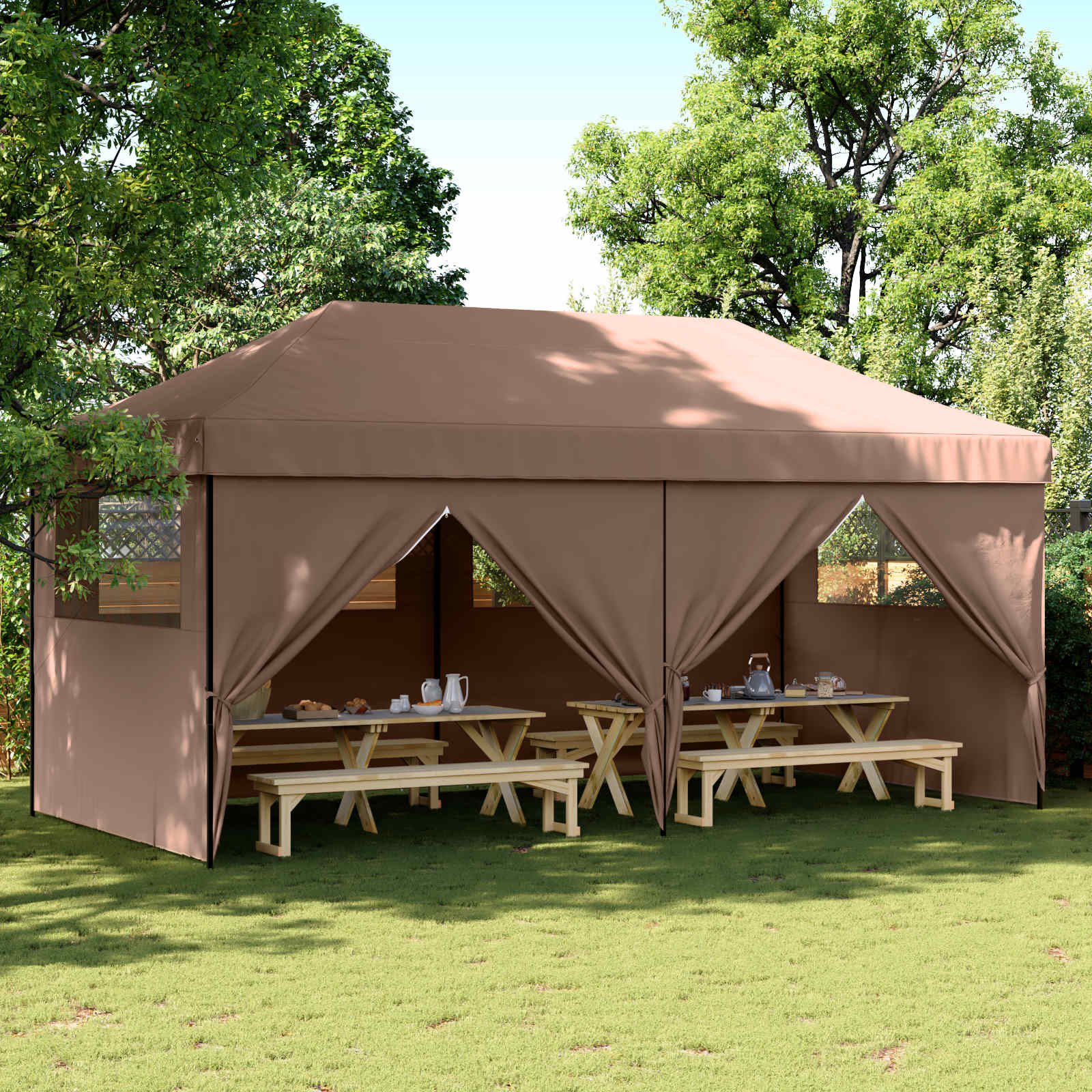 Party Tent Folding 292 X 580 X 315 Cm Oxford Fabric