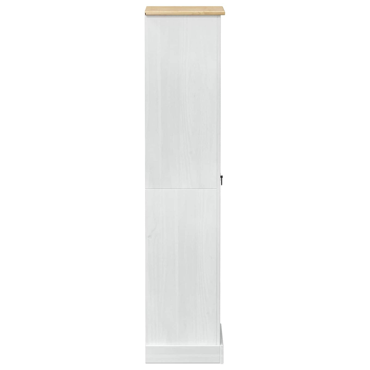Wardrobe Corona 55X38X170 Cm Solid Wood Pine White honey wax engineered wood 55