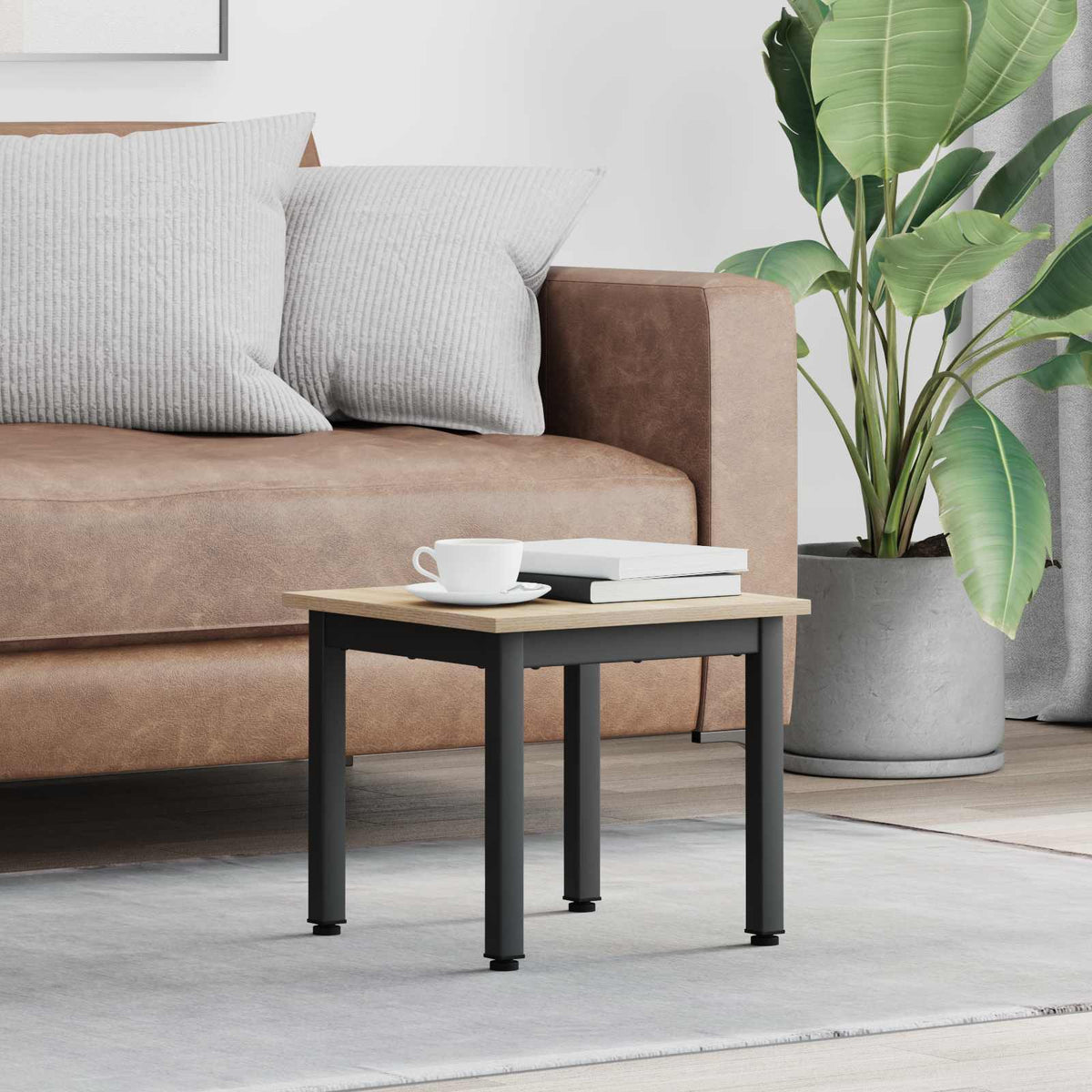Coffee Table Artisian Oak Engineered Wood Sonoma Oak Artisan Oak Grey Sonoma 40