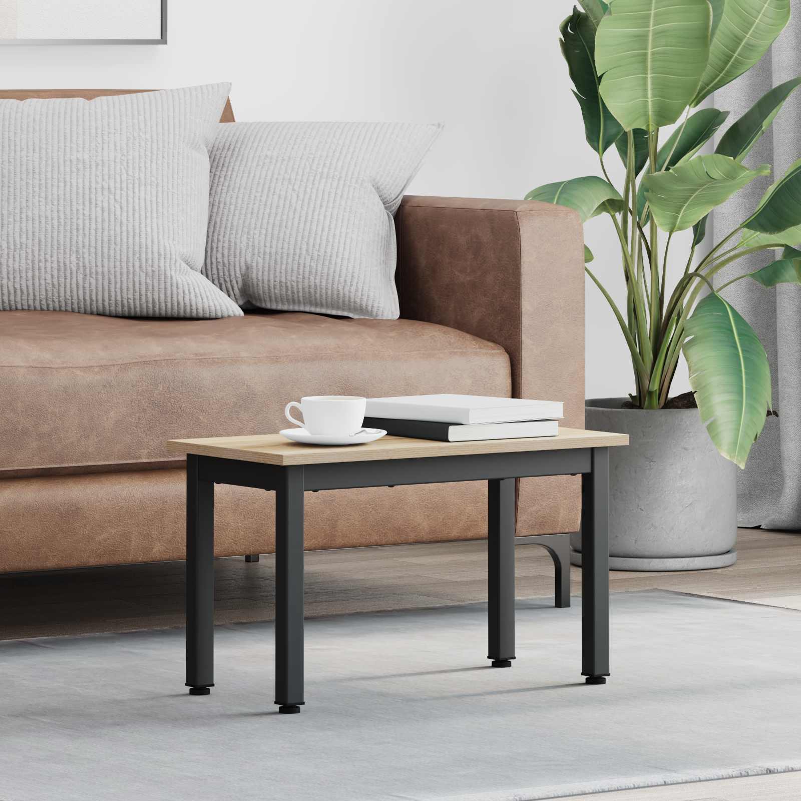 Coffee Table Artisian Oak Engineered Wood