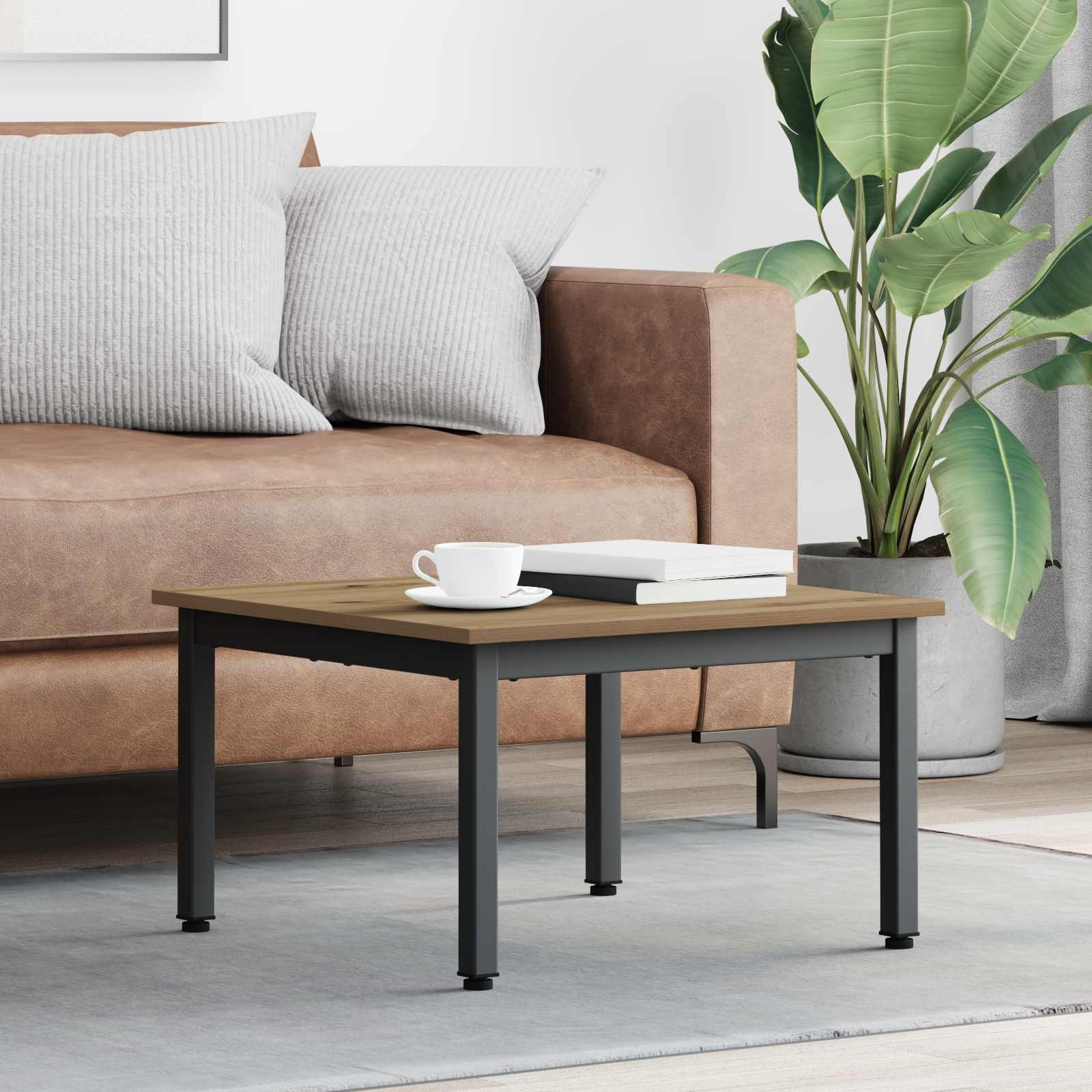 Coffee Table Artisian Oak Engineered Wood