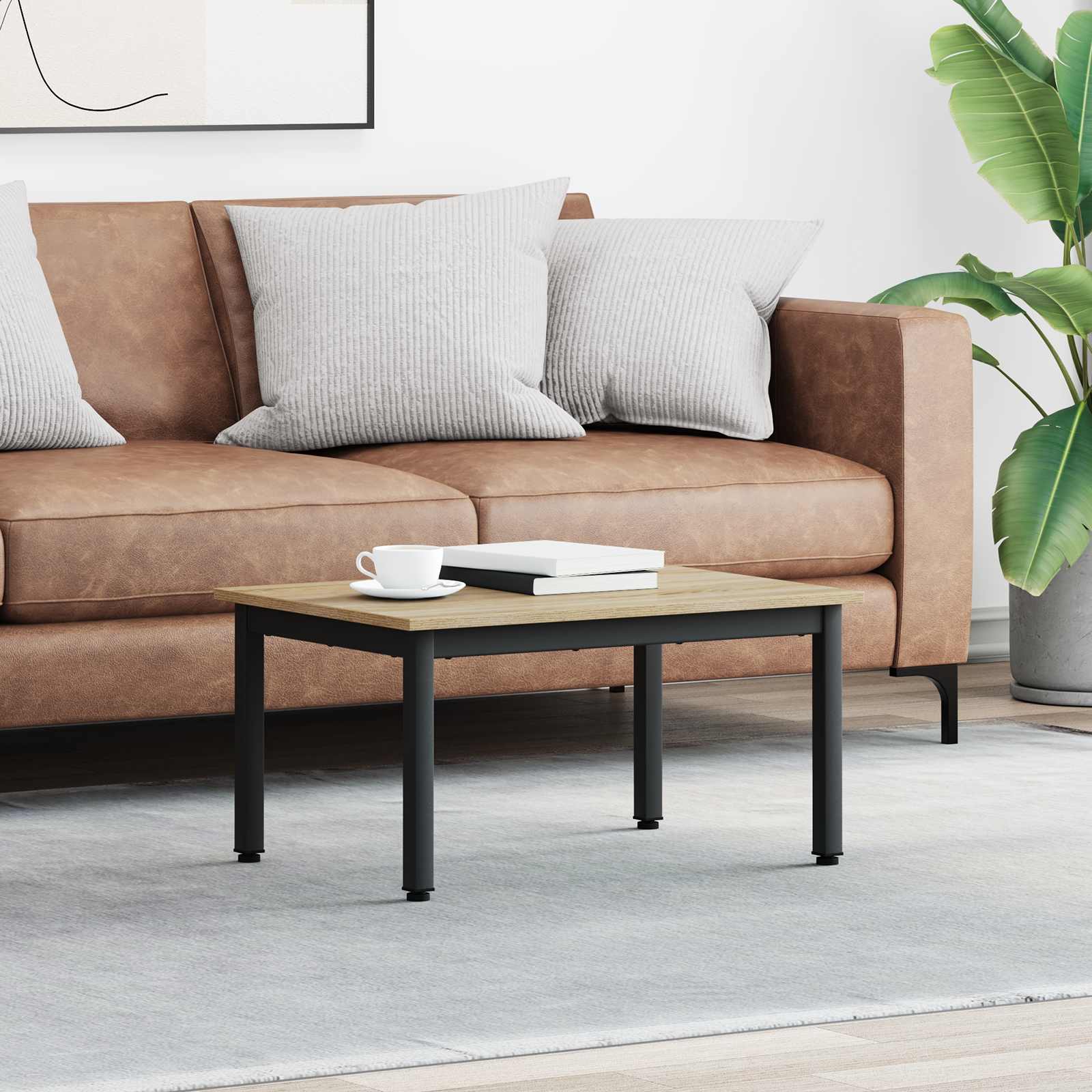 Coffee Table Artisian Oak Engineered Wood