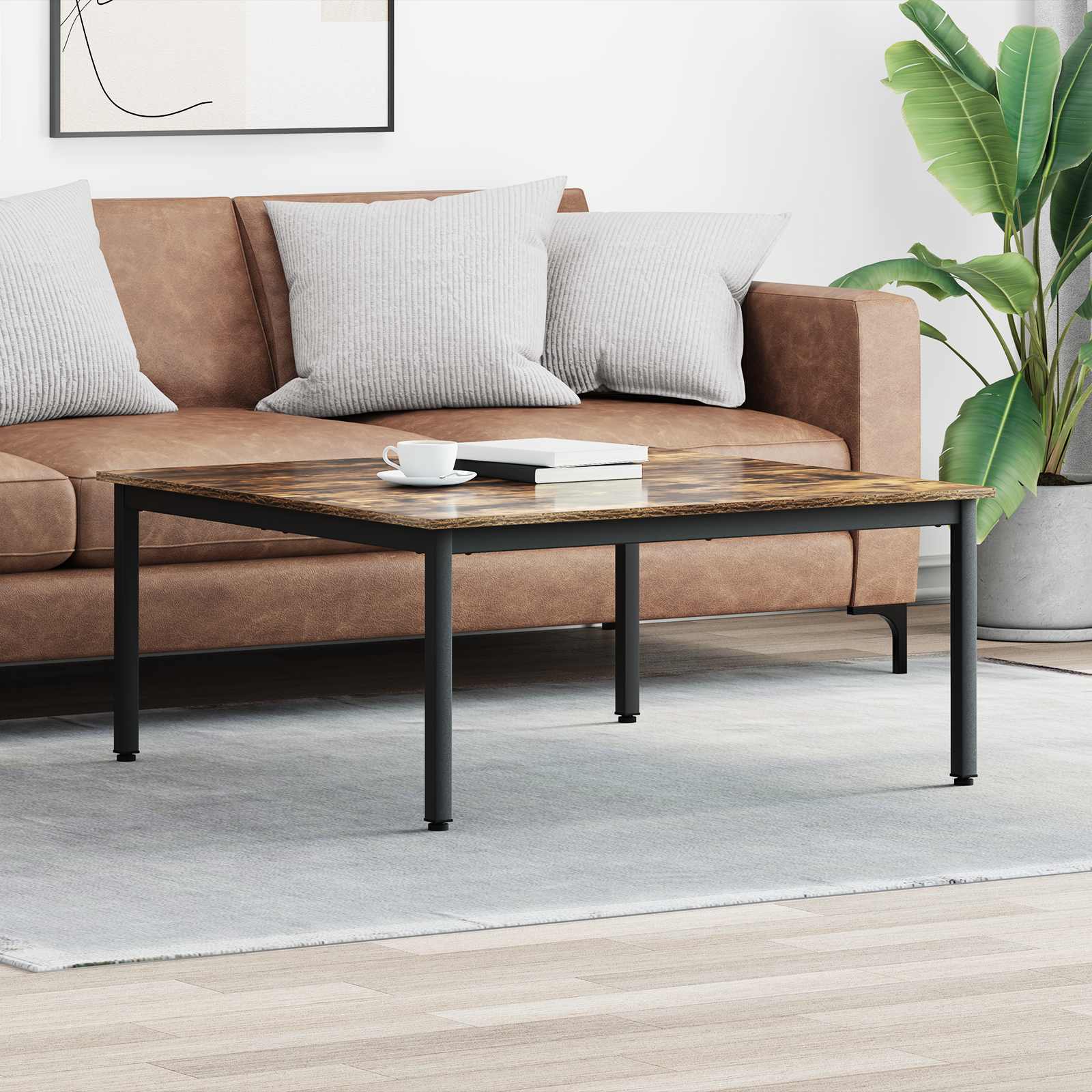 Coffee Table Artisian Oak Engineered Wood
