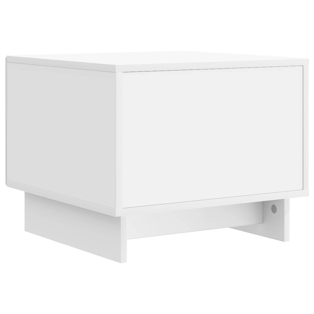 Coffee Table With Drawer 49 X 50 X 40 Cm Engineered Wood