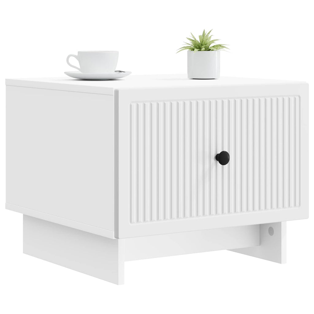 Coffee Table With Drawer 49 X 50 X 40 Cm Engineered Wood