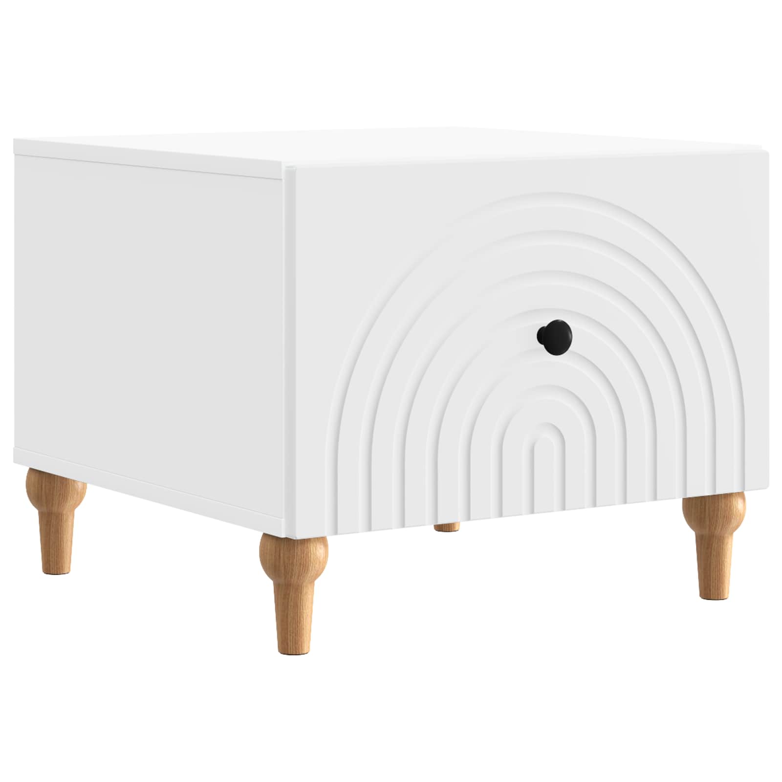 Coffee Table With Drawer 49 X 50 X 40 Cm Engineered Wood