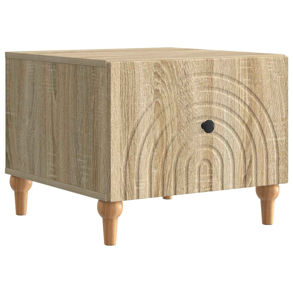 Coffee Table With Drawer 49 X 50 X 40 Cm Engineered Wood