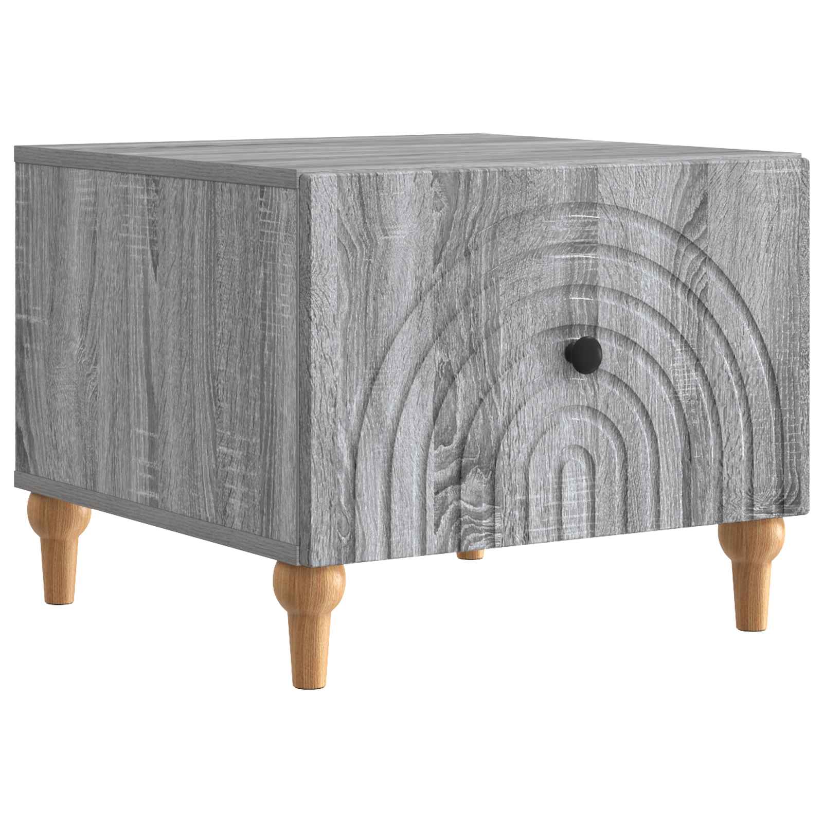 Coffee Table With Drawer 49 X 50 X 40 Cm Engineered Wood
