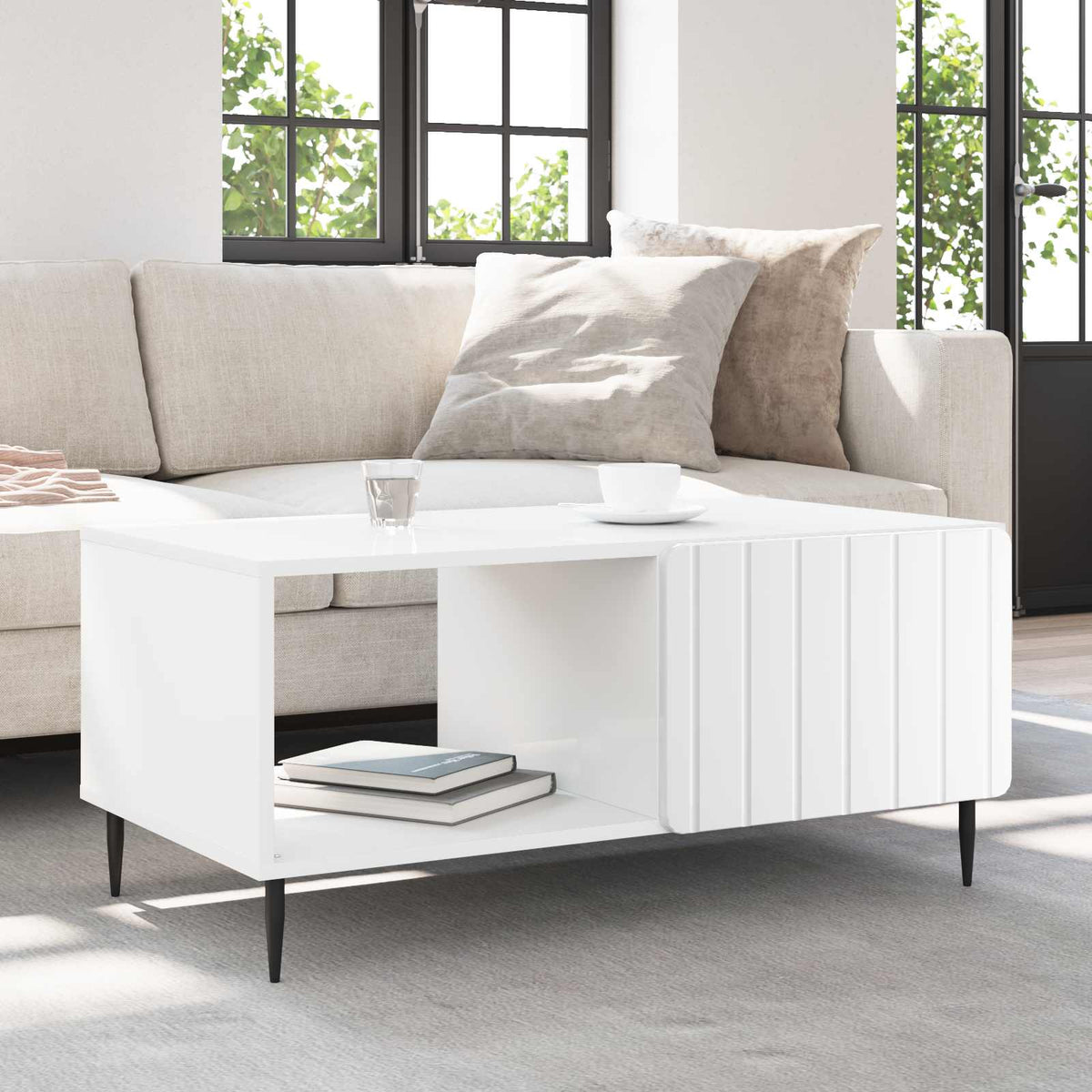 Coffee Table 90 X 50 40 Cm Engineered Wood Sonoma Oak Living Room Table