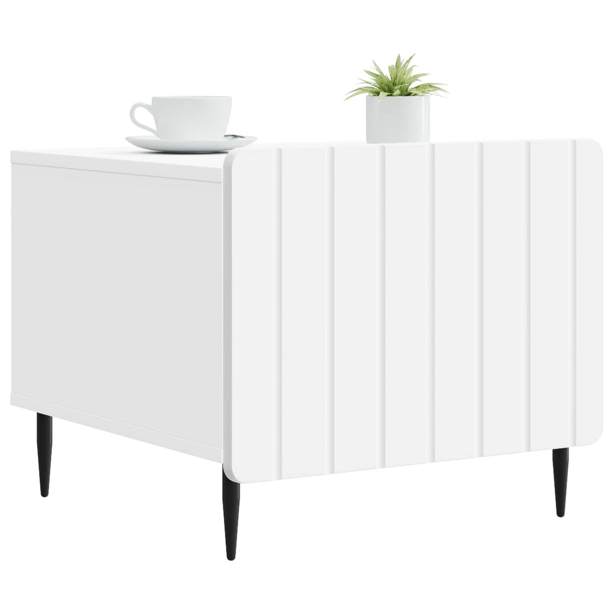 Coffee Table With Drawer 49 X 50 X 42 Cm Engineered Wood