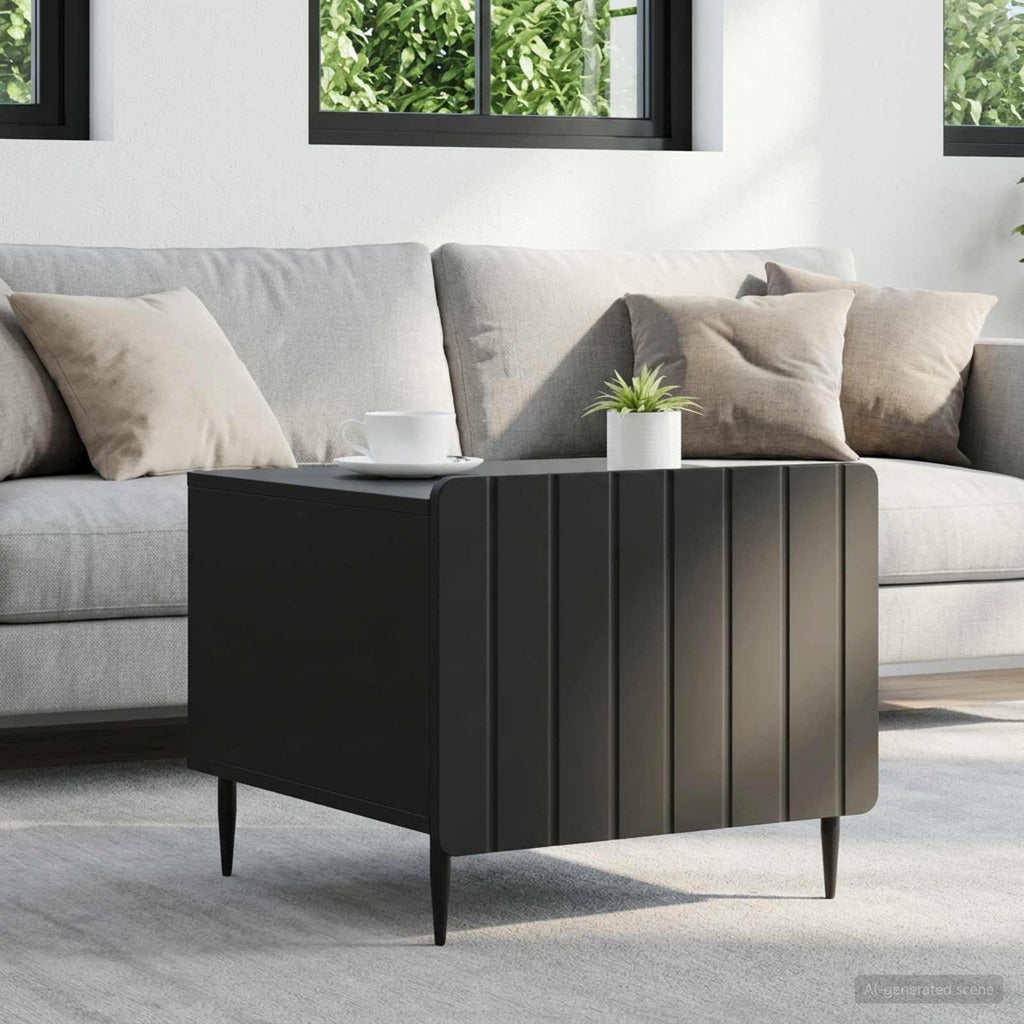 Coffee Table With Drawer 49 X 50 X 42 Cm Engineered Wood