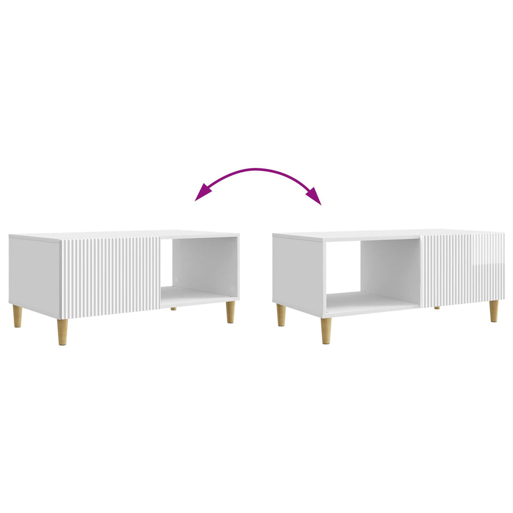 Coffee Table 90 X 50 X 40 Cm Engineered Wood