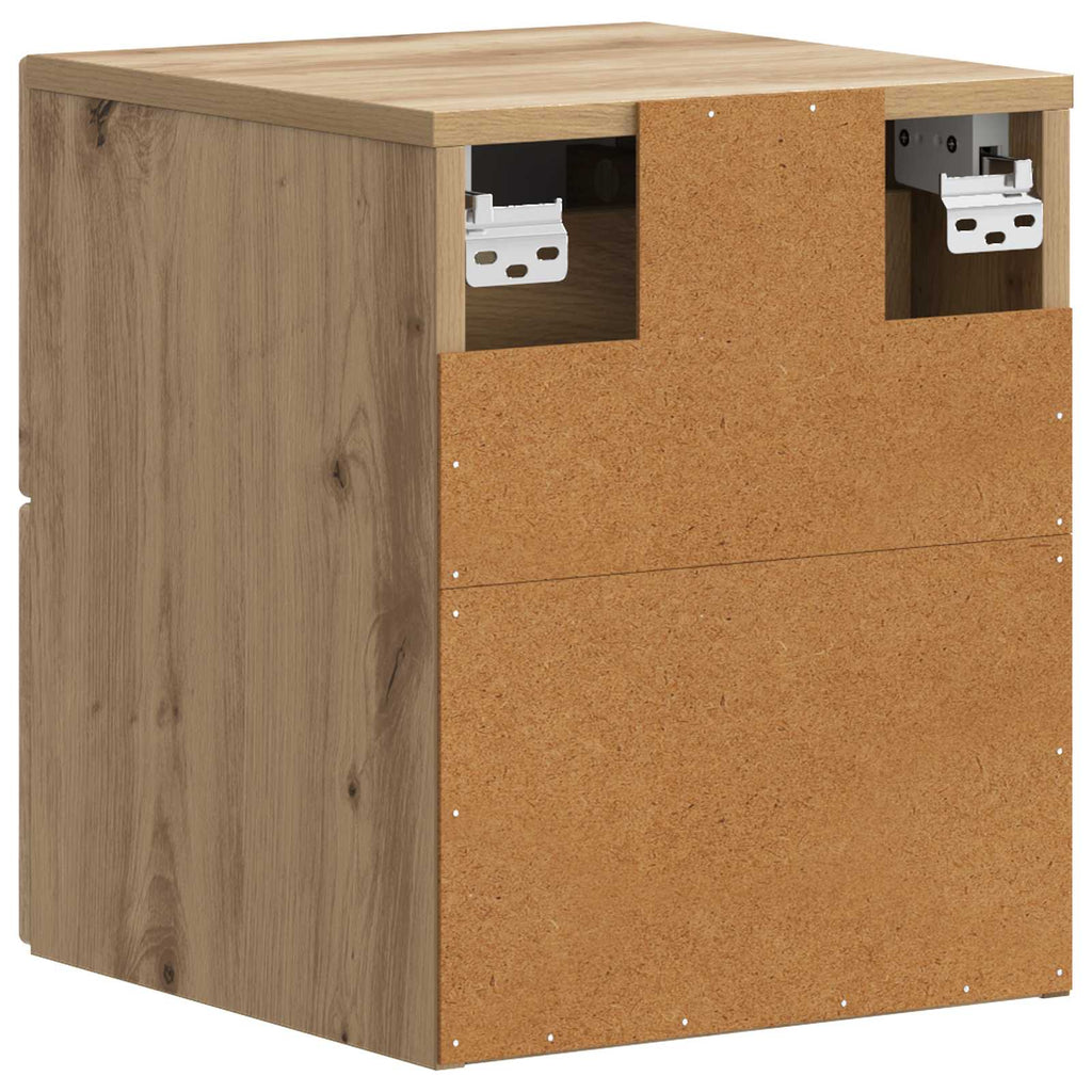 Wall-Mounted Bedside Cabinet 34.5 X 33 X 40 Cm