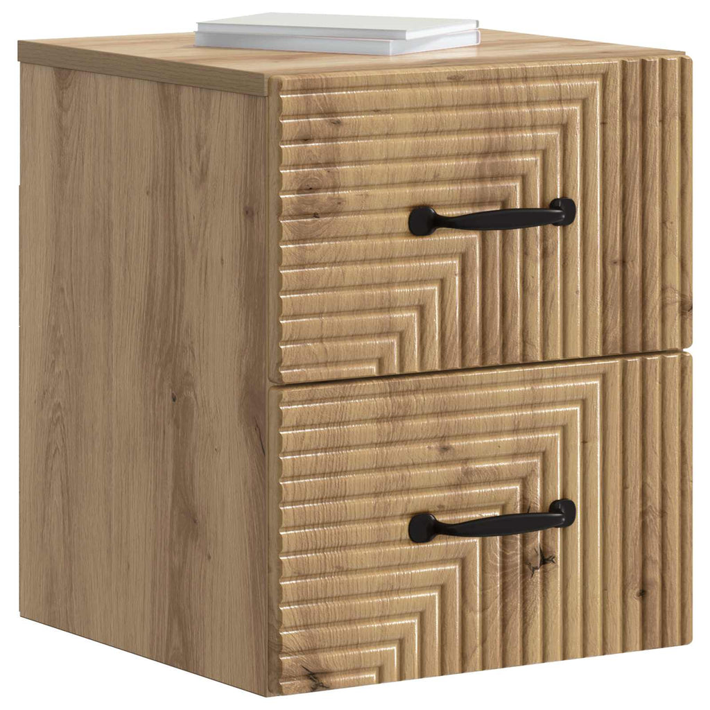 Wall-Mounted Bedside Cabinet 34.5 X 33 X 40 Cm