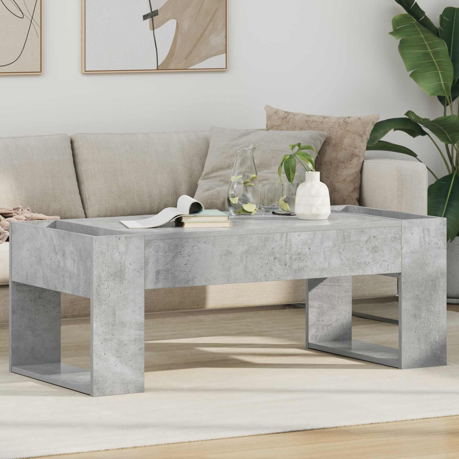 Coffee Table 110 X 50 X 41 Cm Engineered Wood