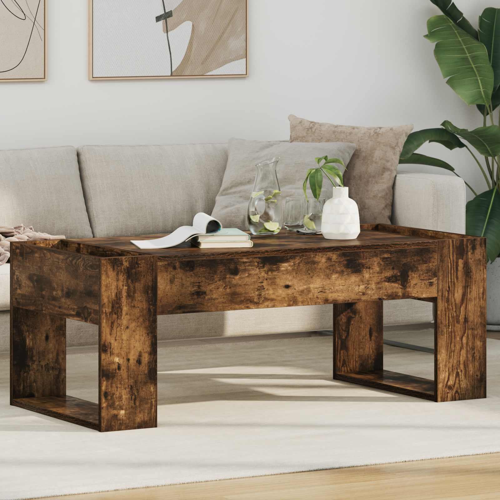 Coffee Table 110 X 50 X 41 Cm Engineered Wood