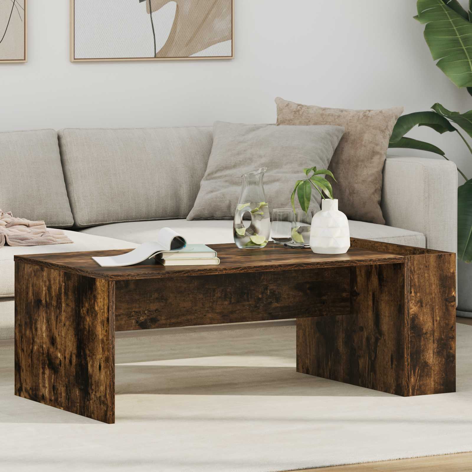 Coffee Table 95 X 50 X 34 Cm Engineered Wood