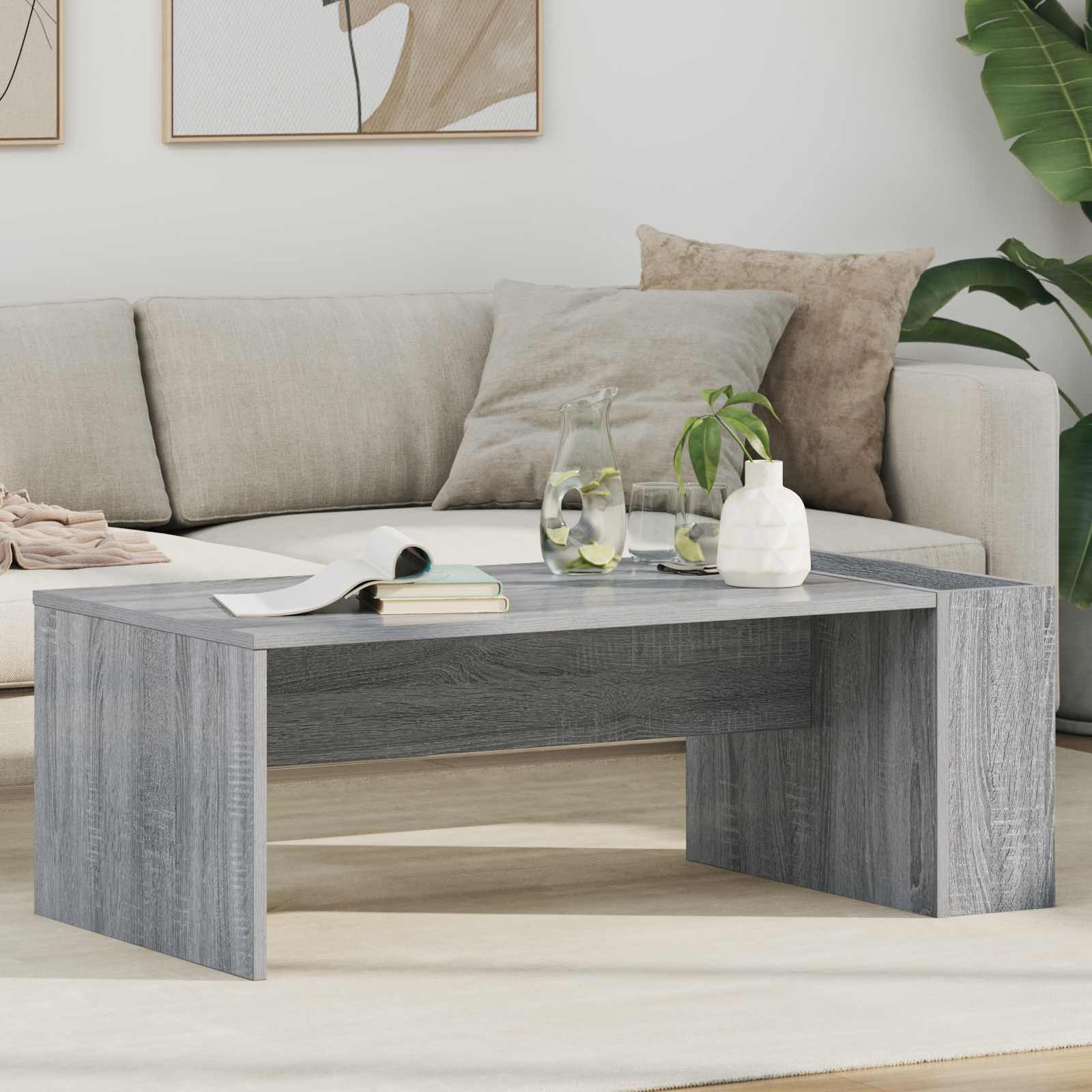 Coffee Table 95 X 50 X 34 Cm Engineered Wood