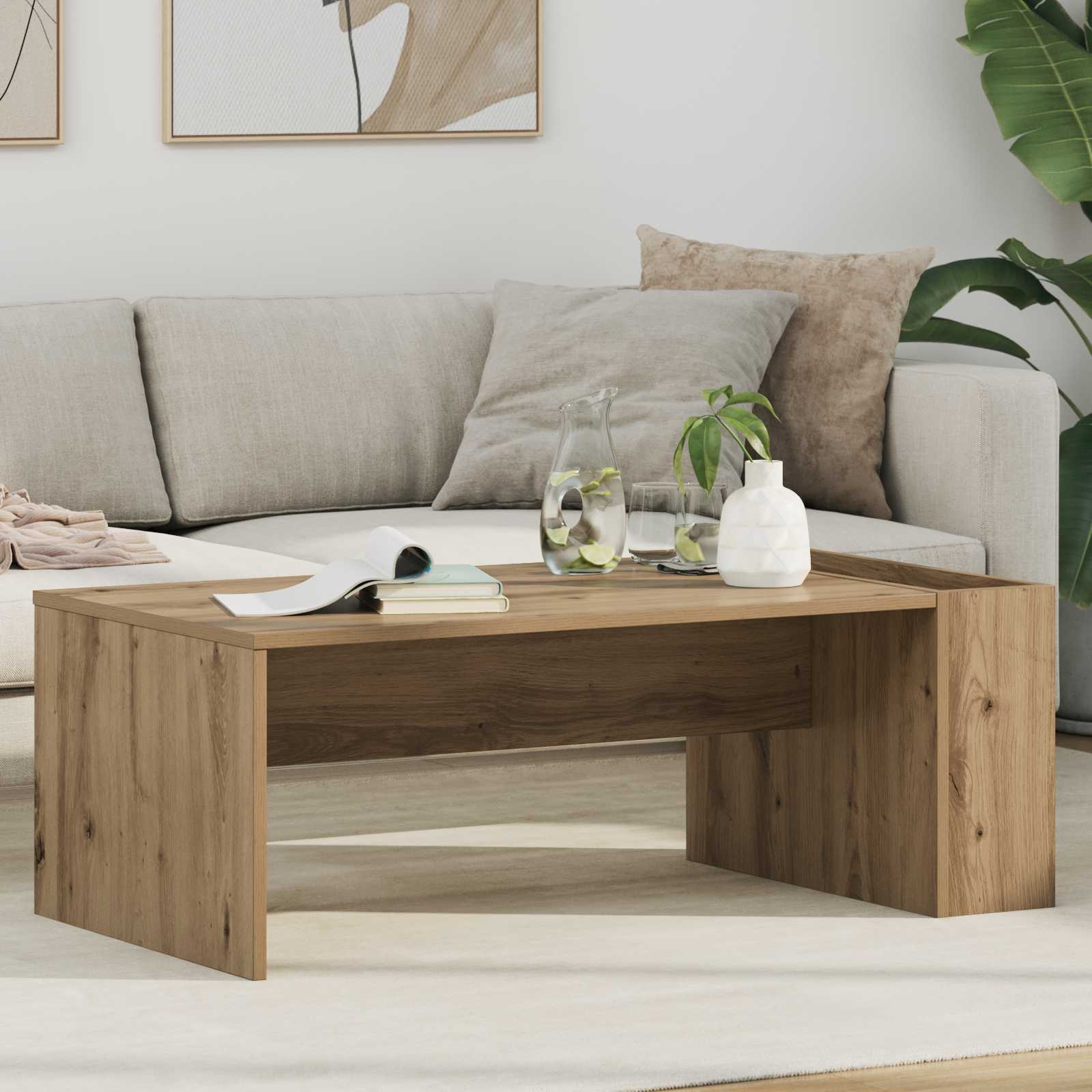 Coffee Table 95 X 50 X 34 Cm Engineered Wood