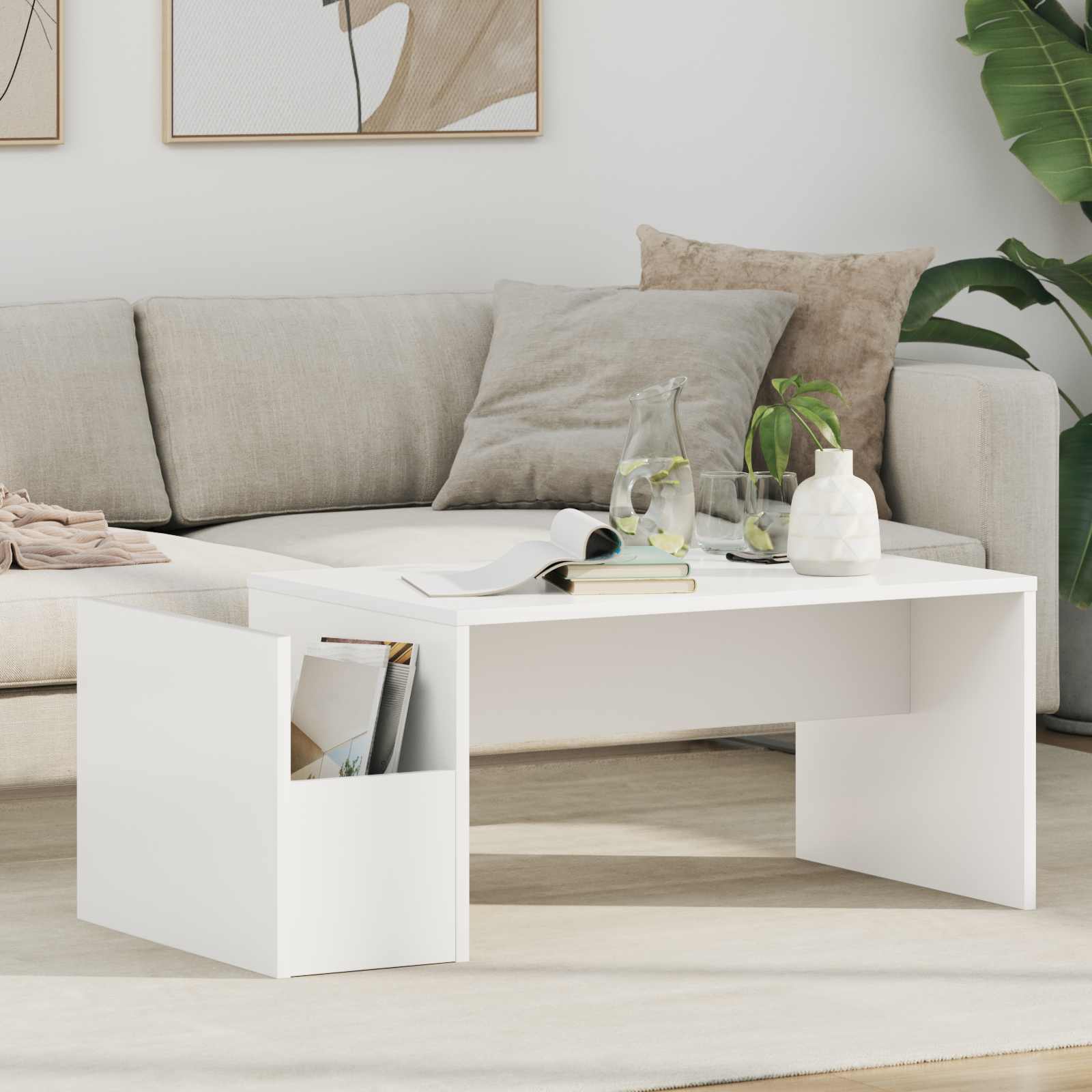 Coffee Table 90 X 45 X 35 Cm Engineered Wood
