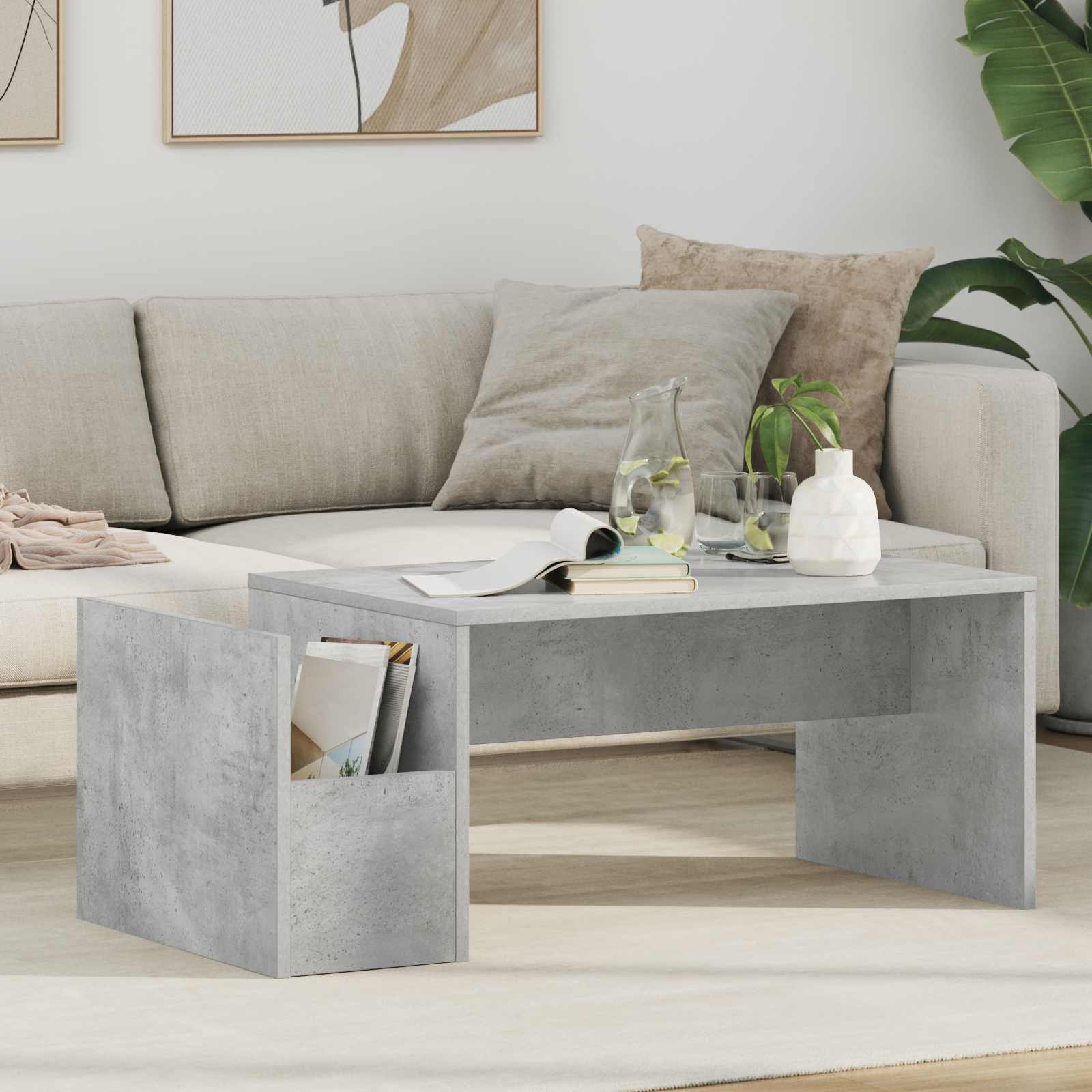 Coffee Table 90 X 45 X 35 Cm Engineered Wood