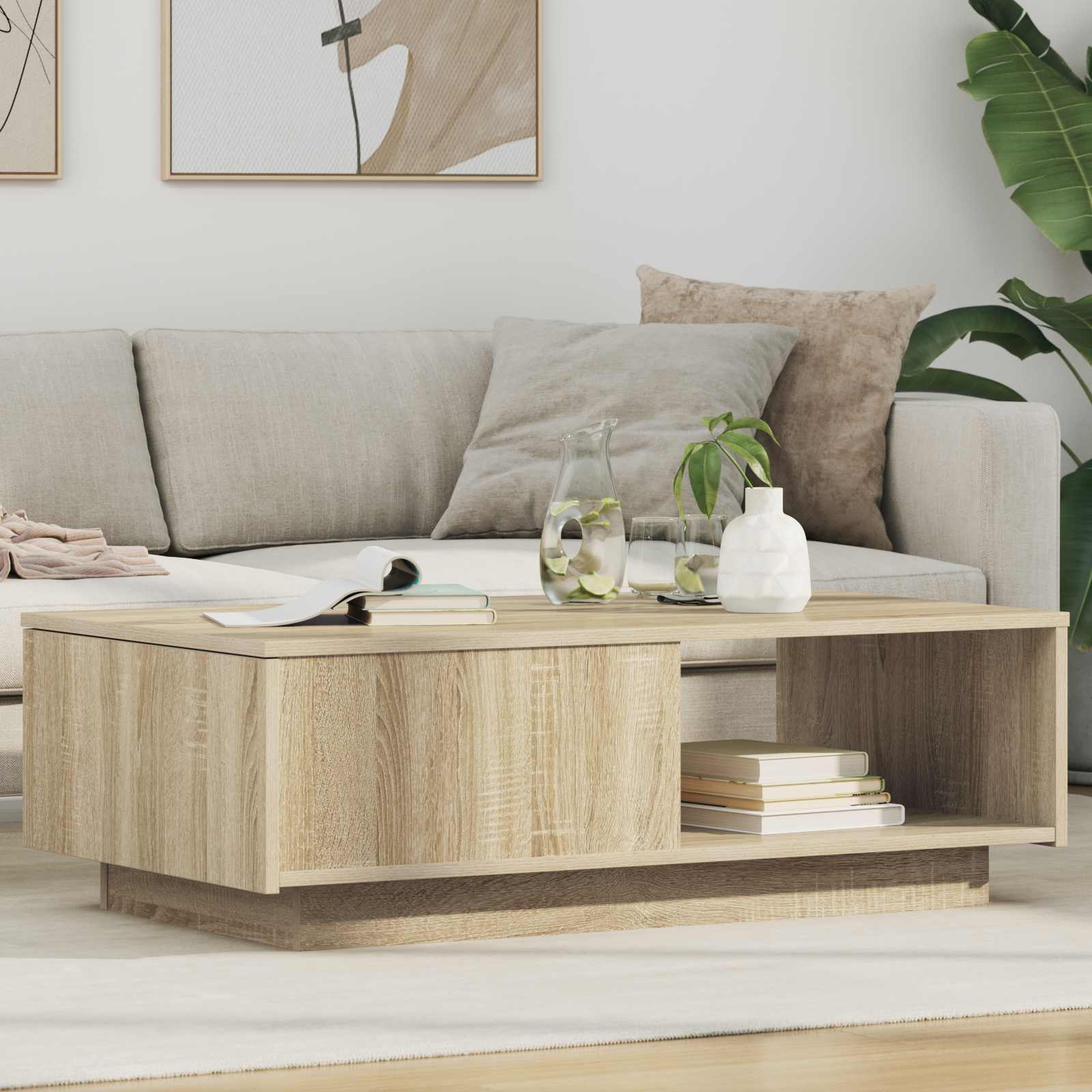 Coffee Table 95 X 55 X 31 Cm Engineered Wood