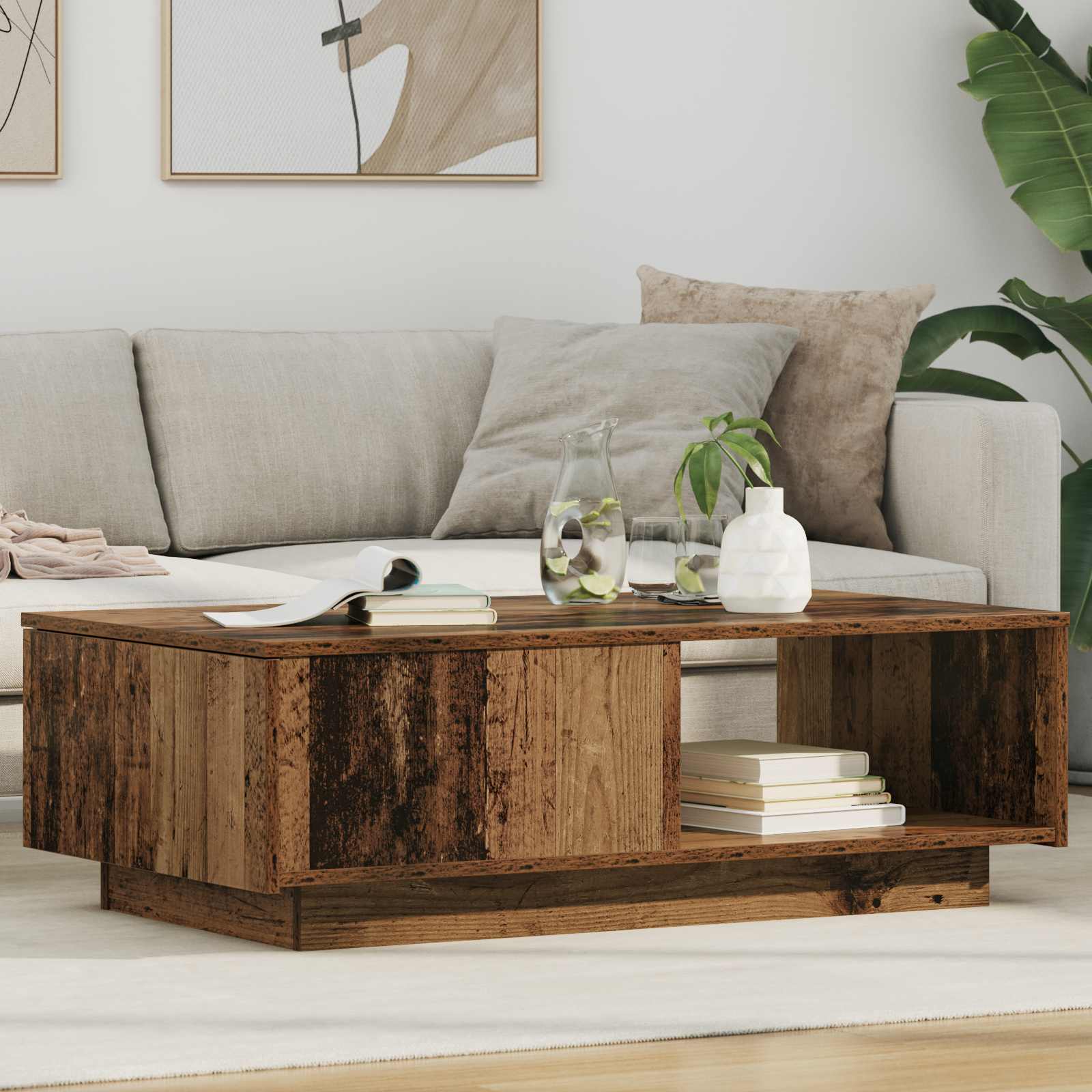 Coffee Table 95 X 55 X 31 Cm Engineered Wood