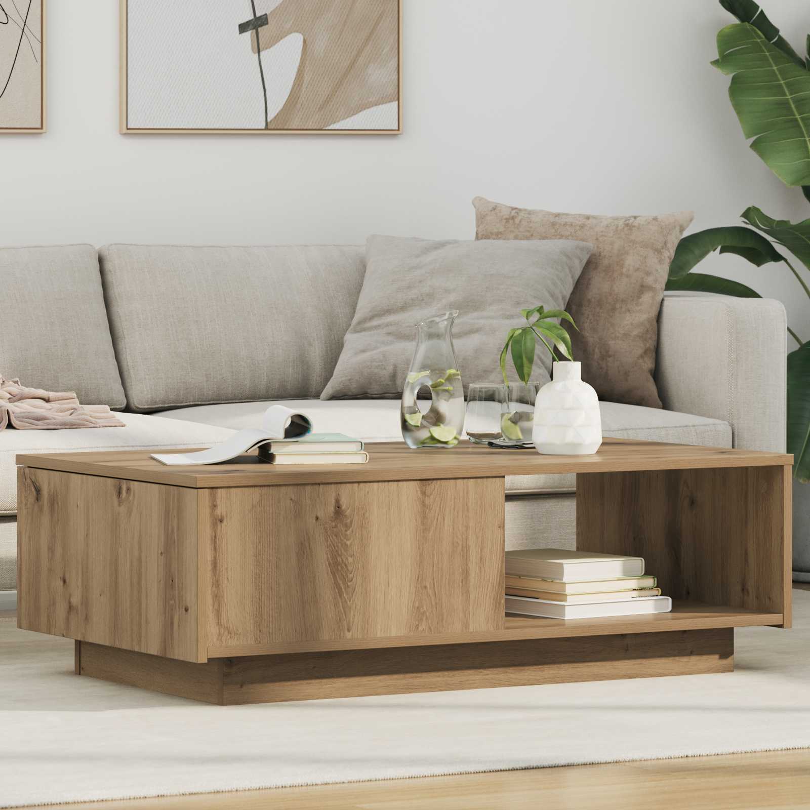 Coffee Table 95 X 55 X 31 Cm Engineered Wood