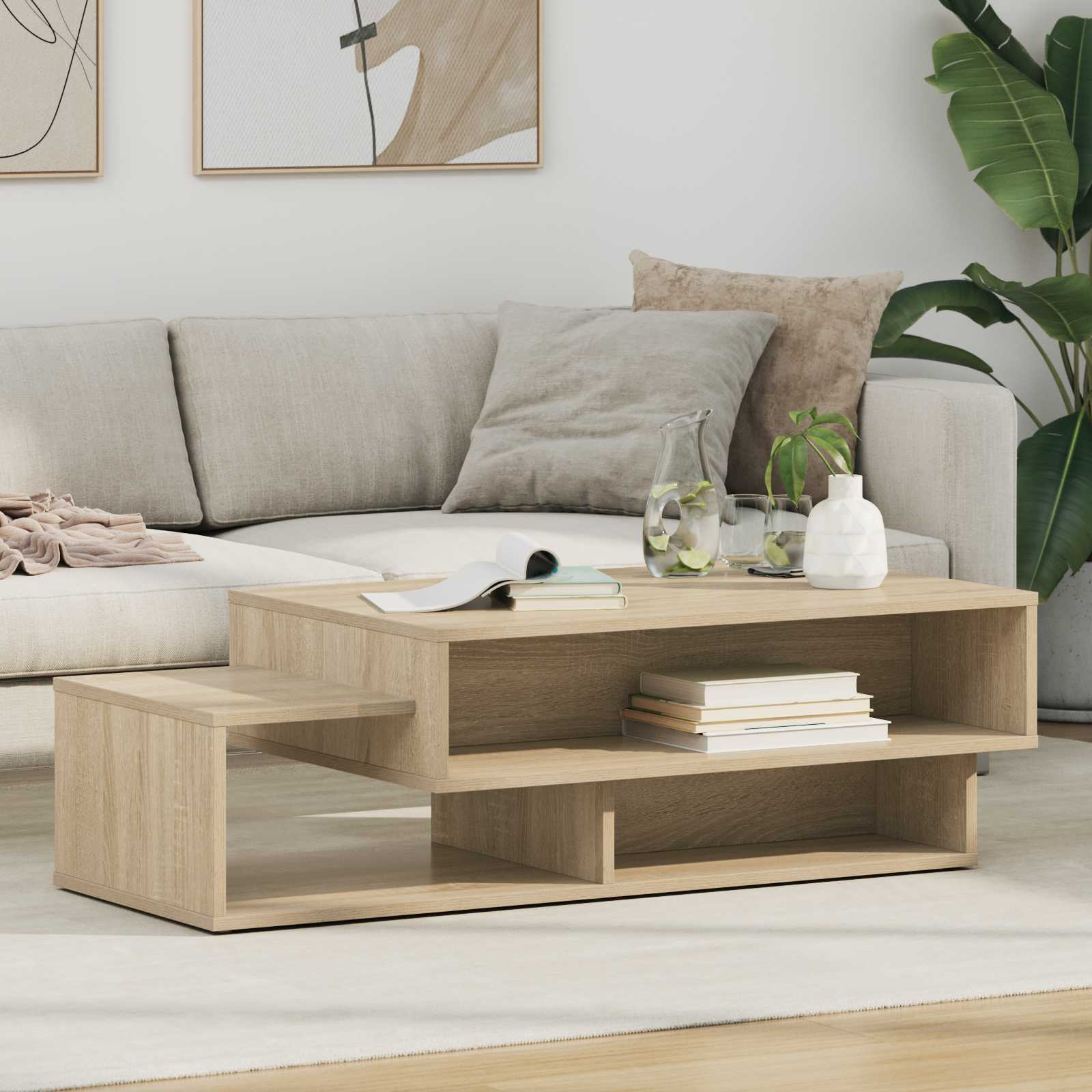 Coffee Table 105 X 50 X 32.5 Cm Engineered Wood