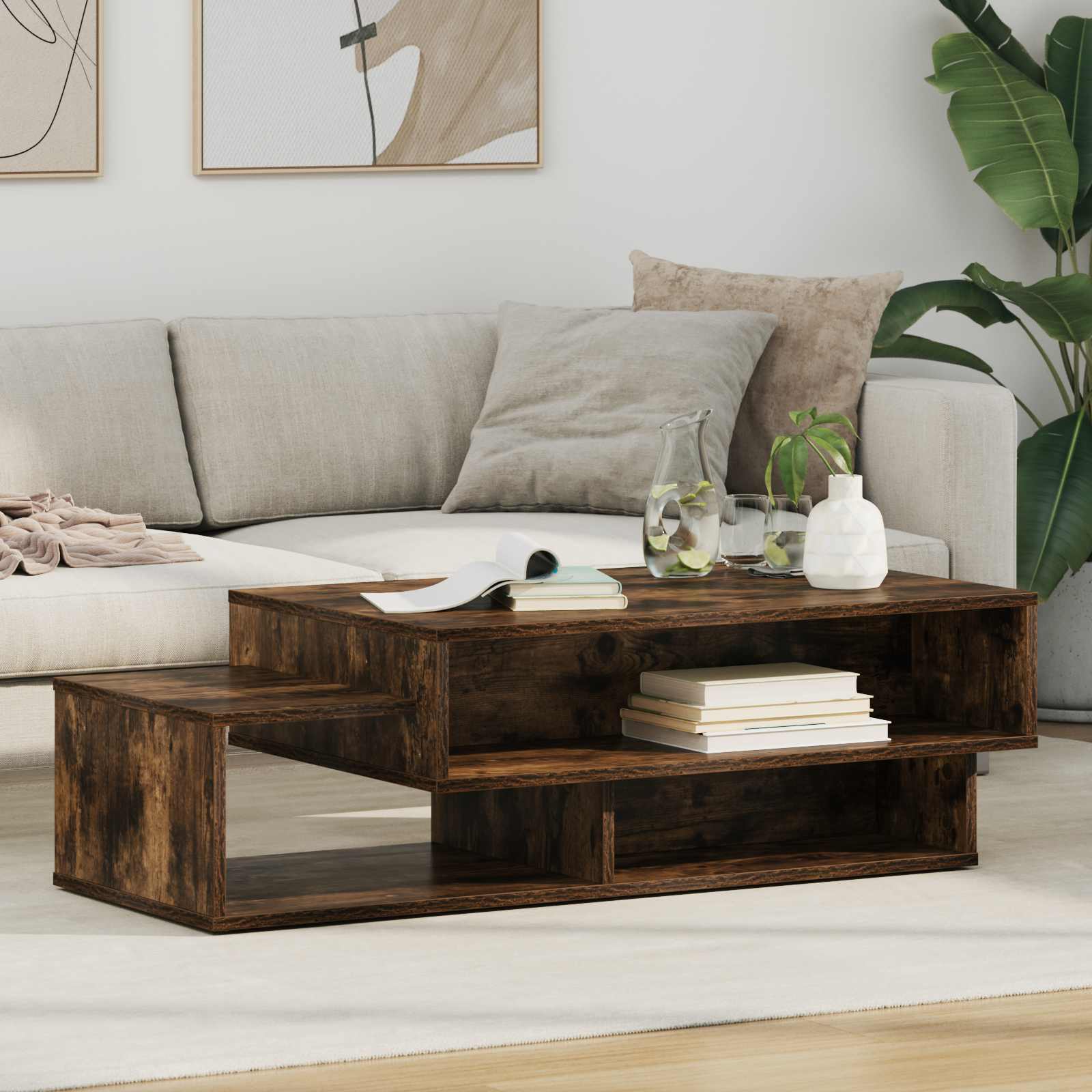 Coffee Table 105 X 50 X 32.5 Cm Engineered Wood