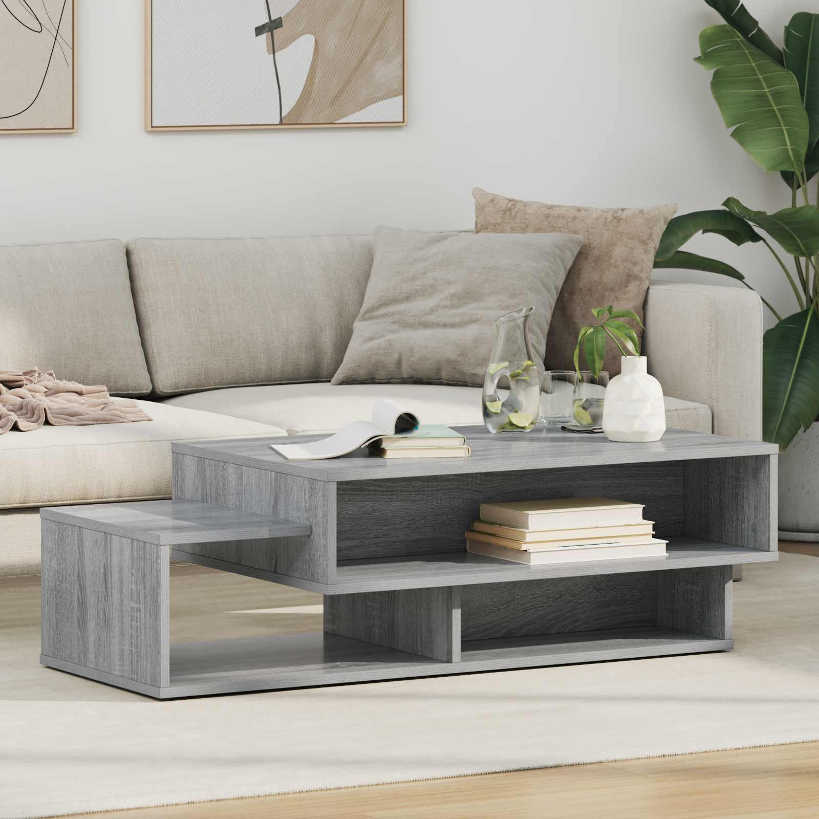 Coffee Table 105 X 50 X 32.5 Cm Engineered Wood