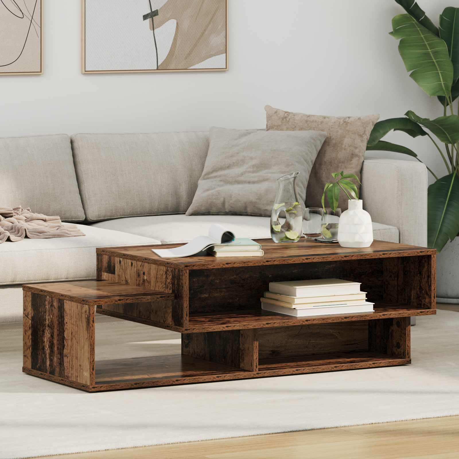 Coffee Table 105 X 50 X 32.5 Cm Engineered Wood