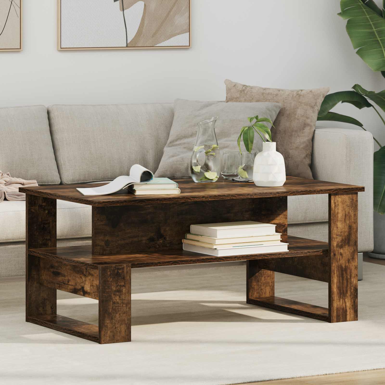 Coffee Table 90 X 50 X 40 Cm Engineered Wood