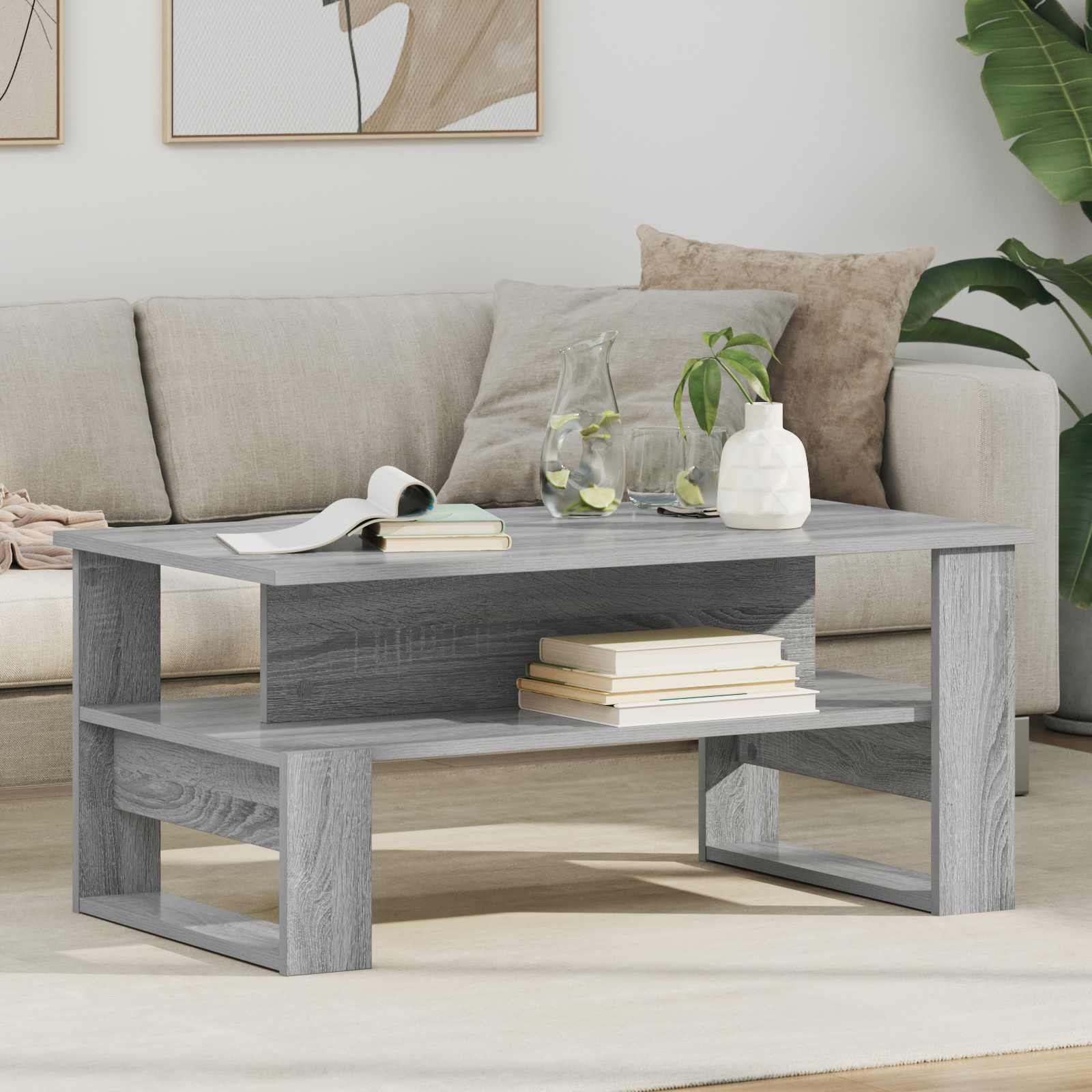 Coffee Table 90 X 50 X 40 Cm Engineered Wood