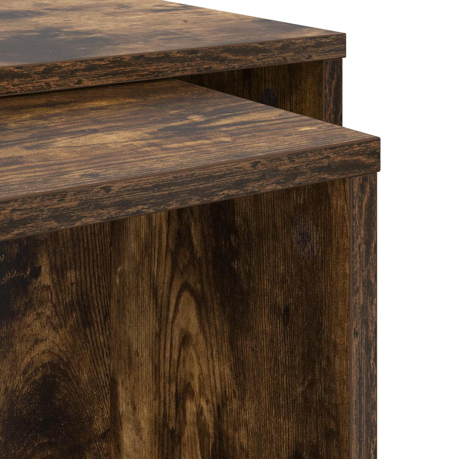 Coffee Table Set 2 Pcs Engineered Wood