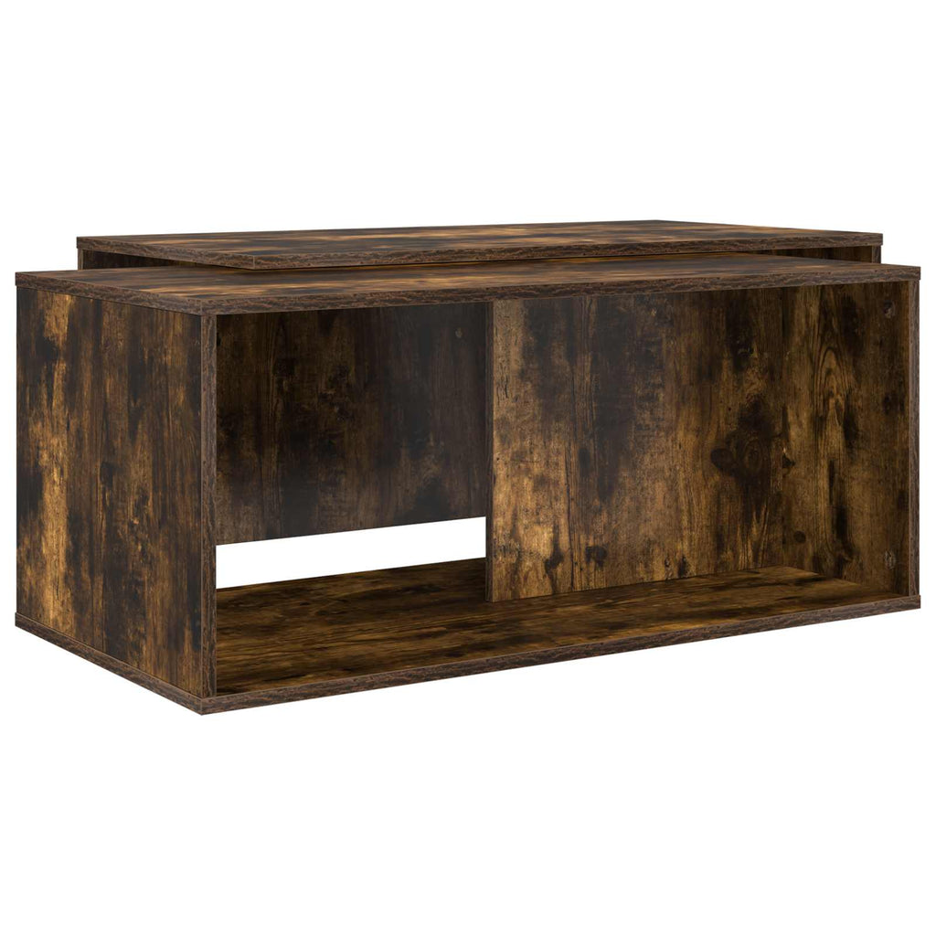 Coffee Table Set 2 Pcs Engineered Wood