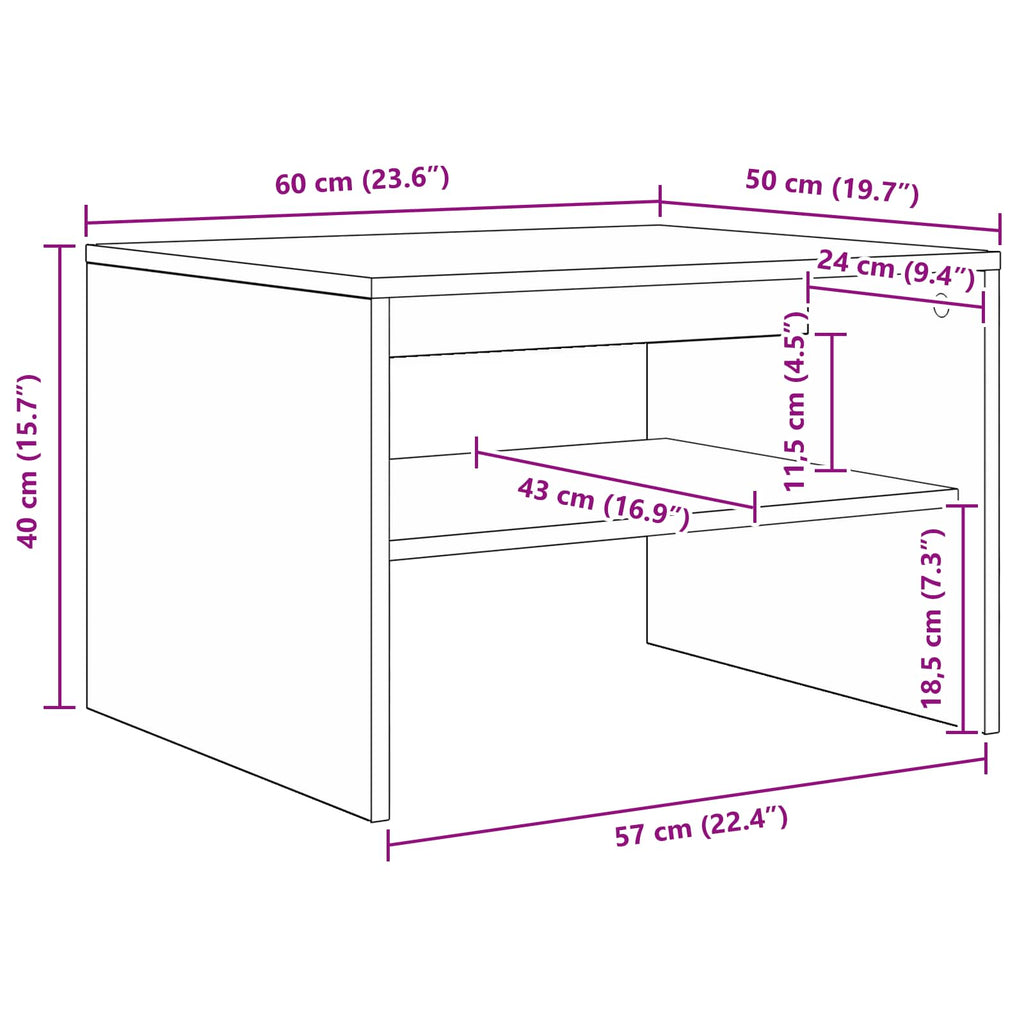 Coffee Table Engineered Wood