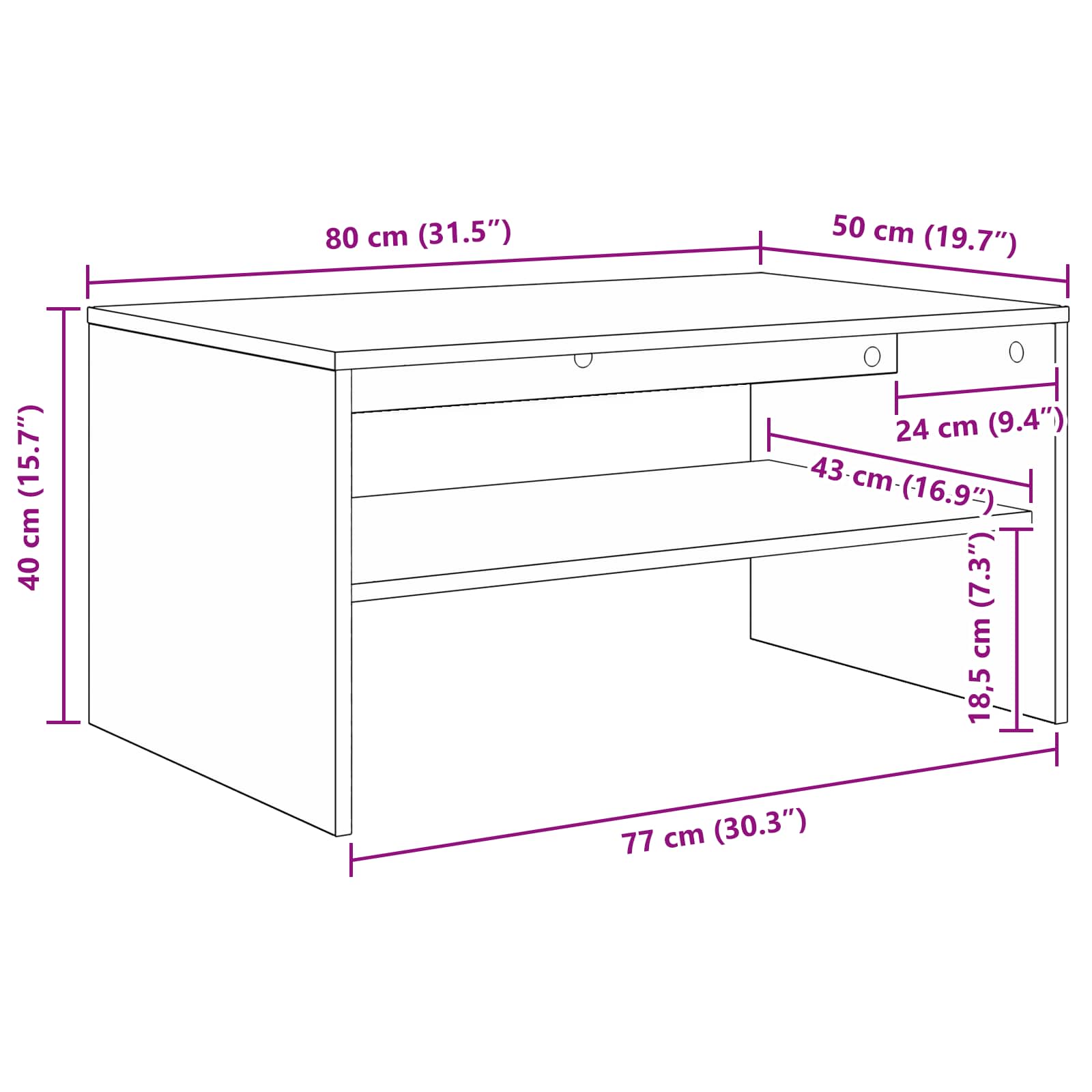 Coffee Table Engineered Wood