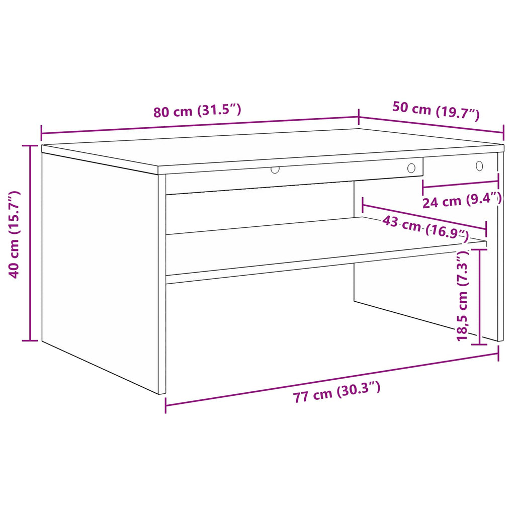 Coffee Table Engineered Wood