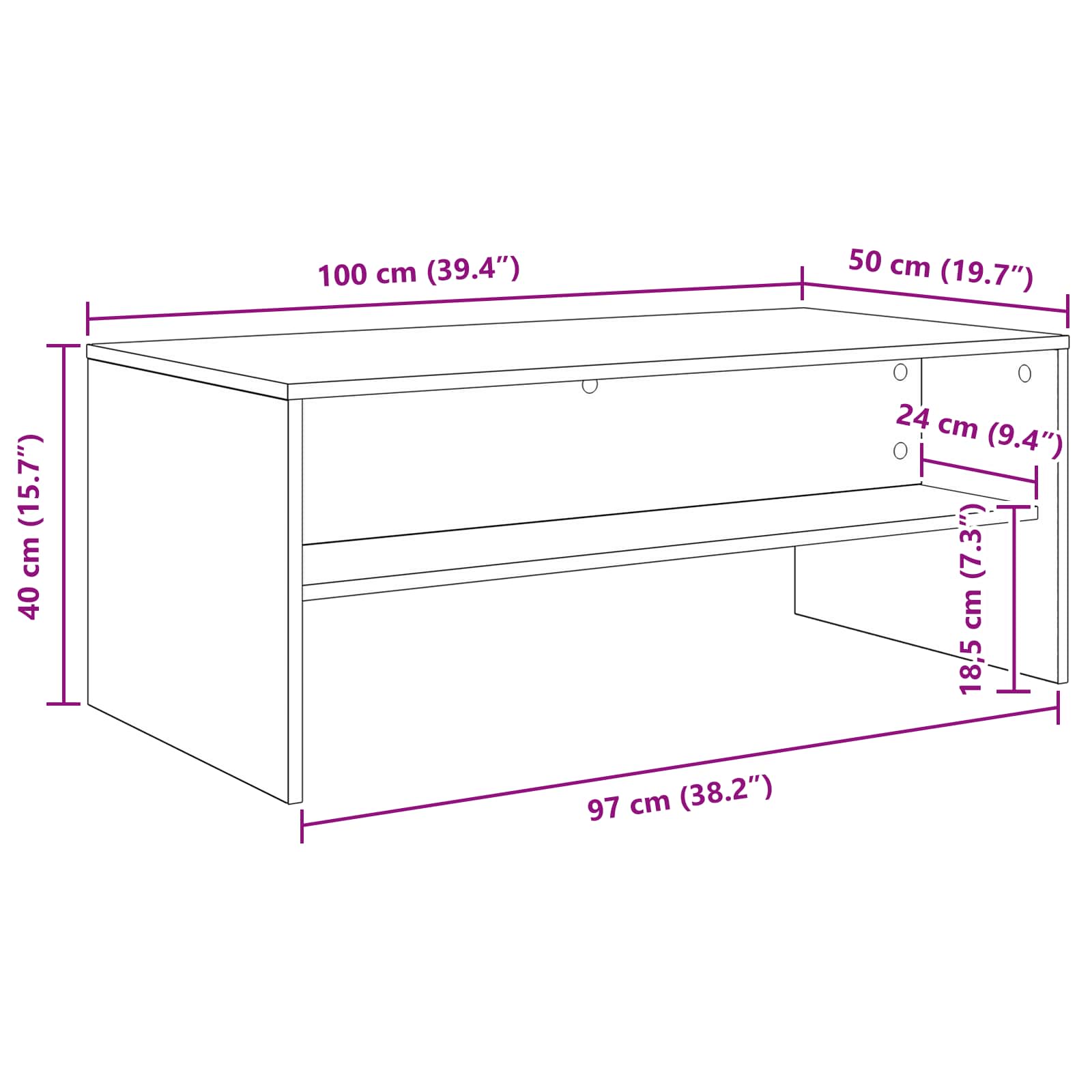 Coffee Table Engineered Wood